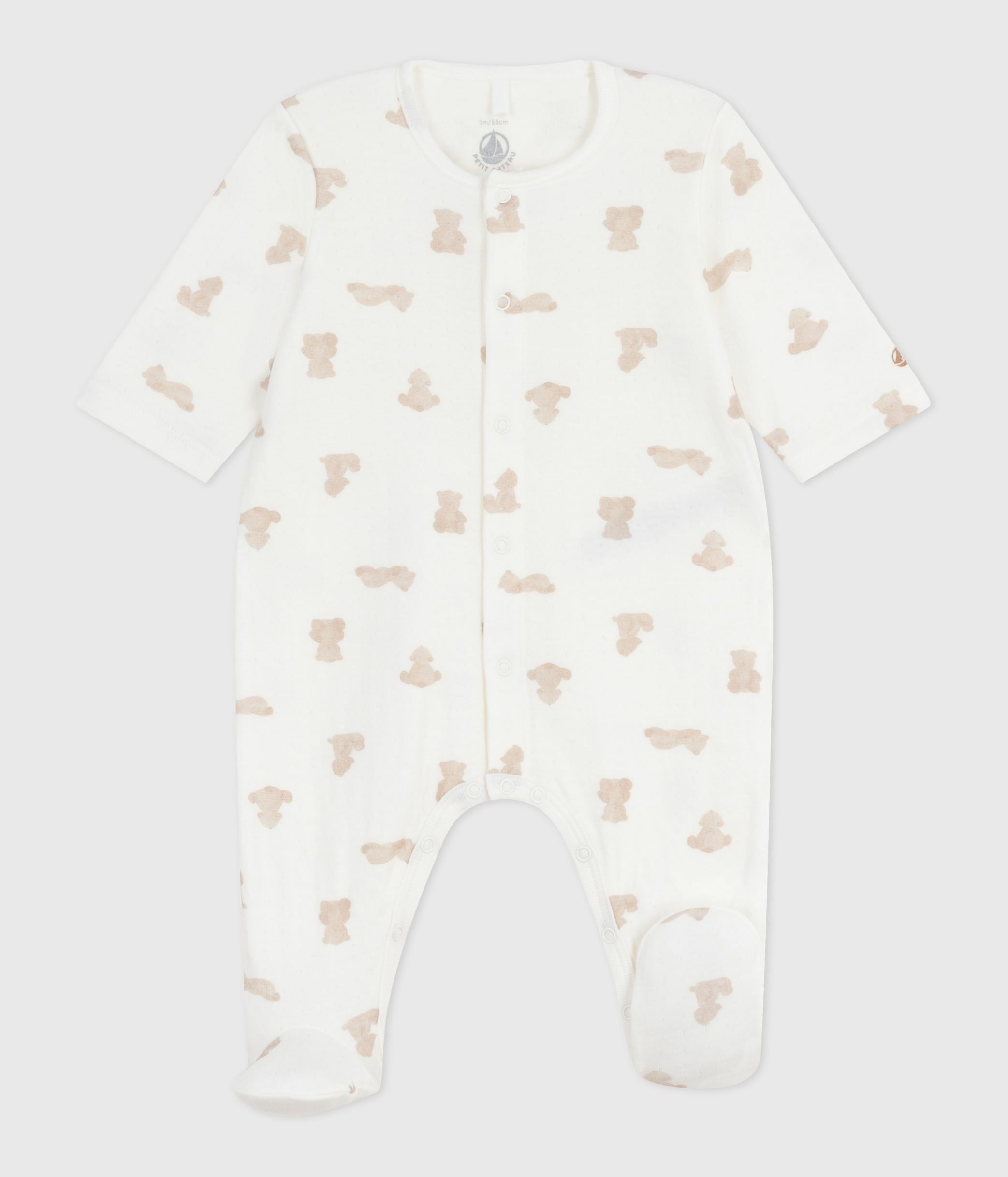 Babies' printed tube knit pyjama suit