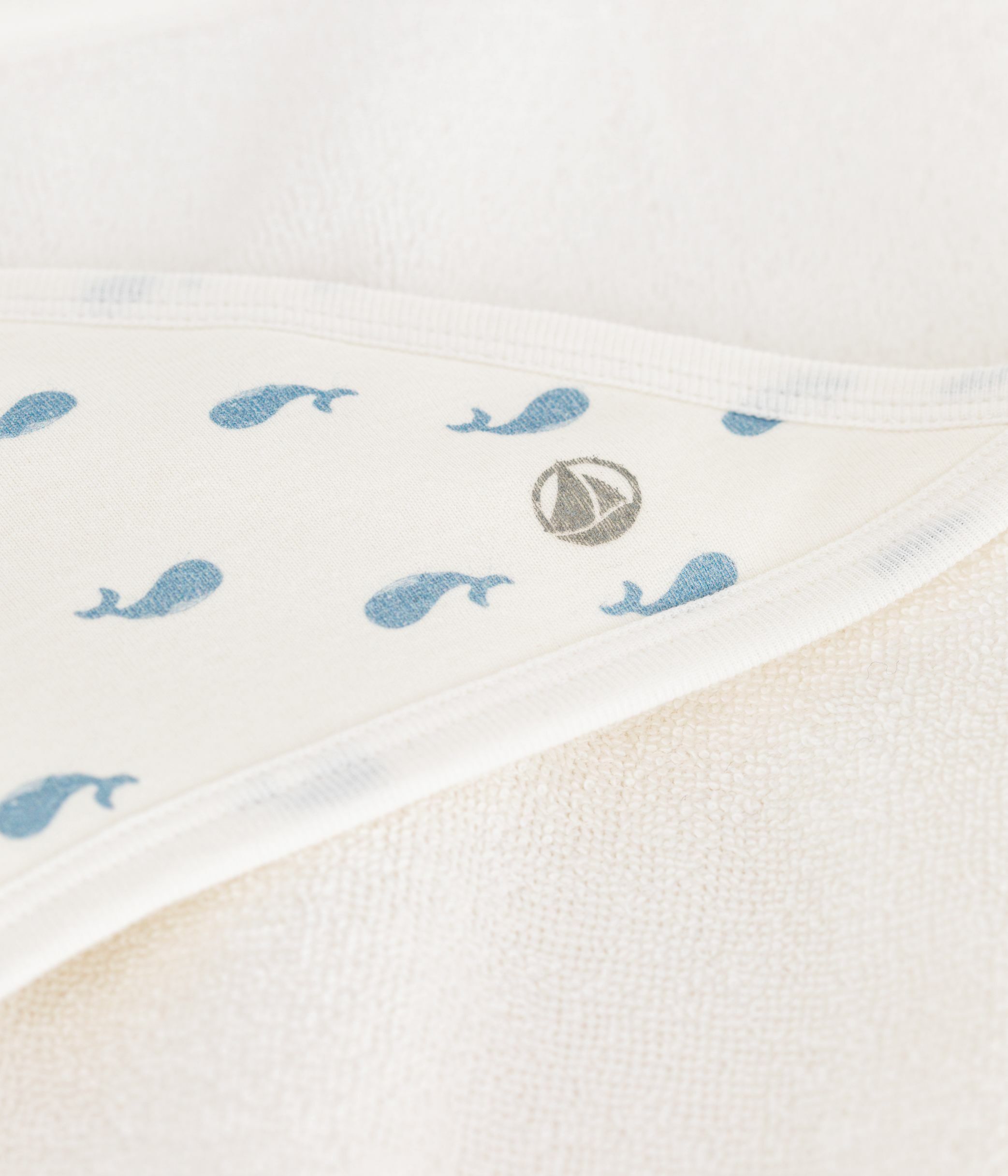 Babies' square cotton bath wrap
