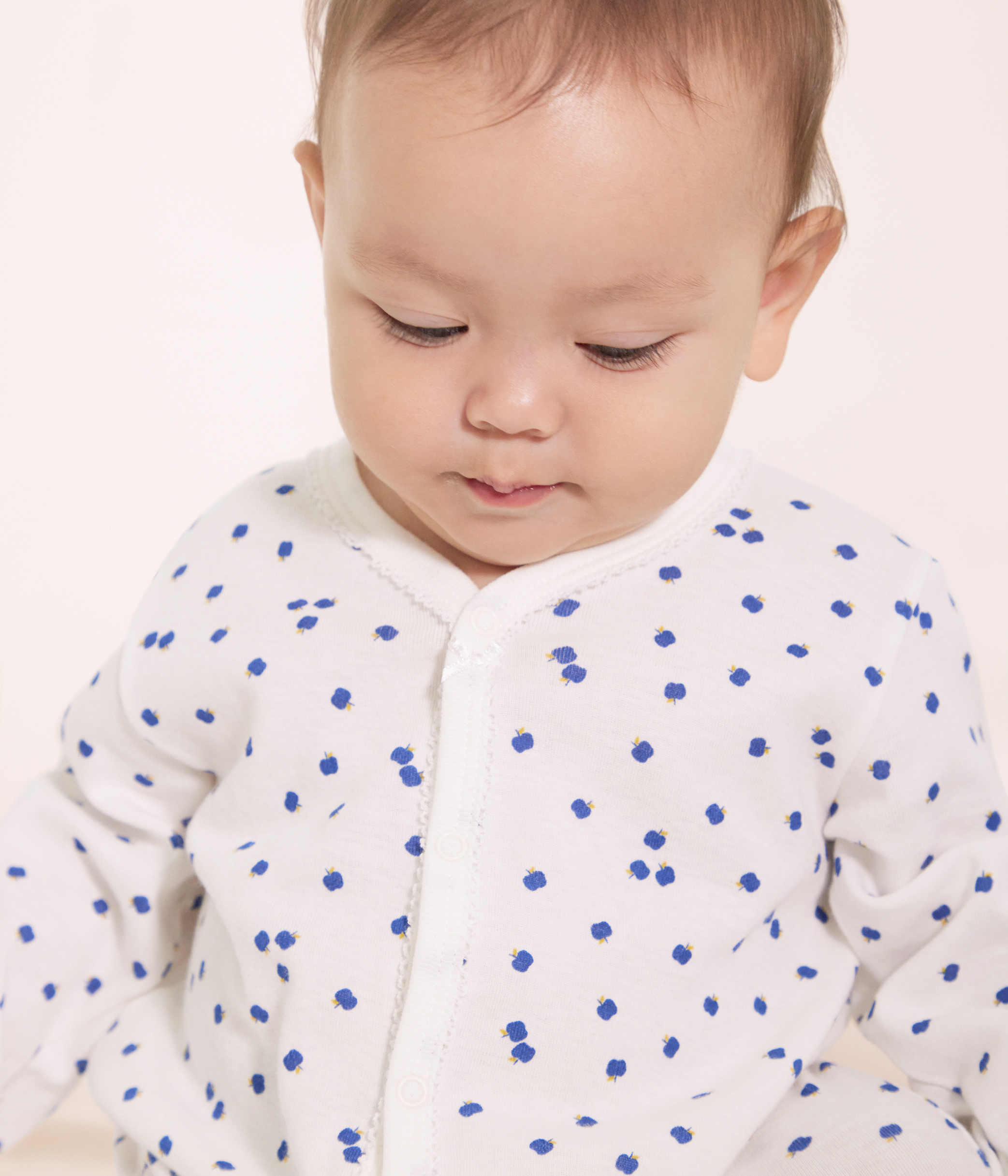 Babies' printed cotton footless pyjama suit
