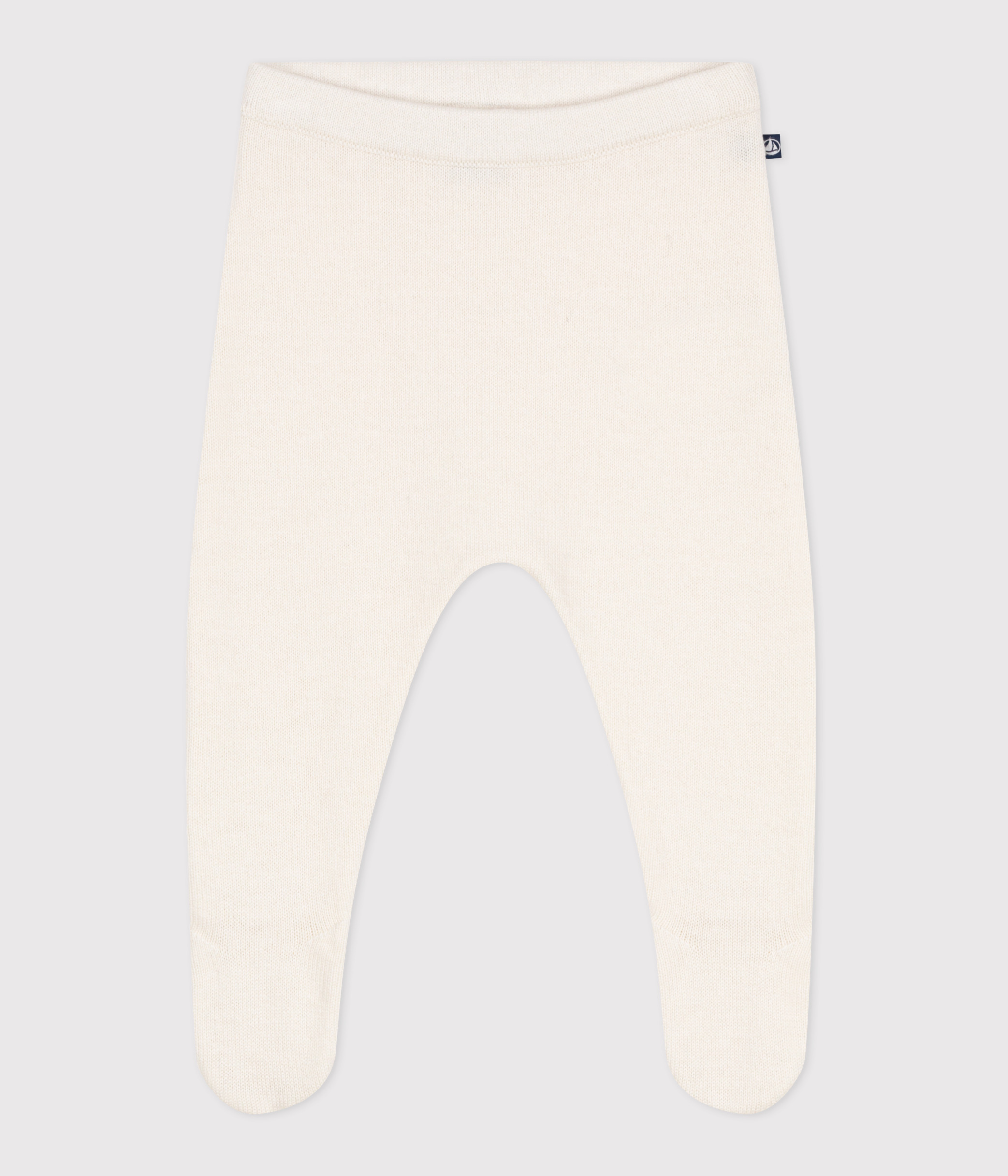 Babies' trousers in a wool and cotton knit