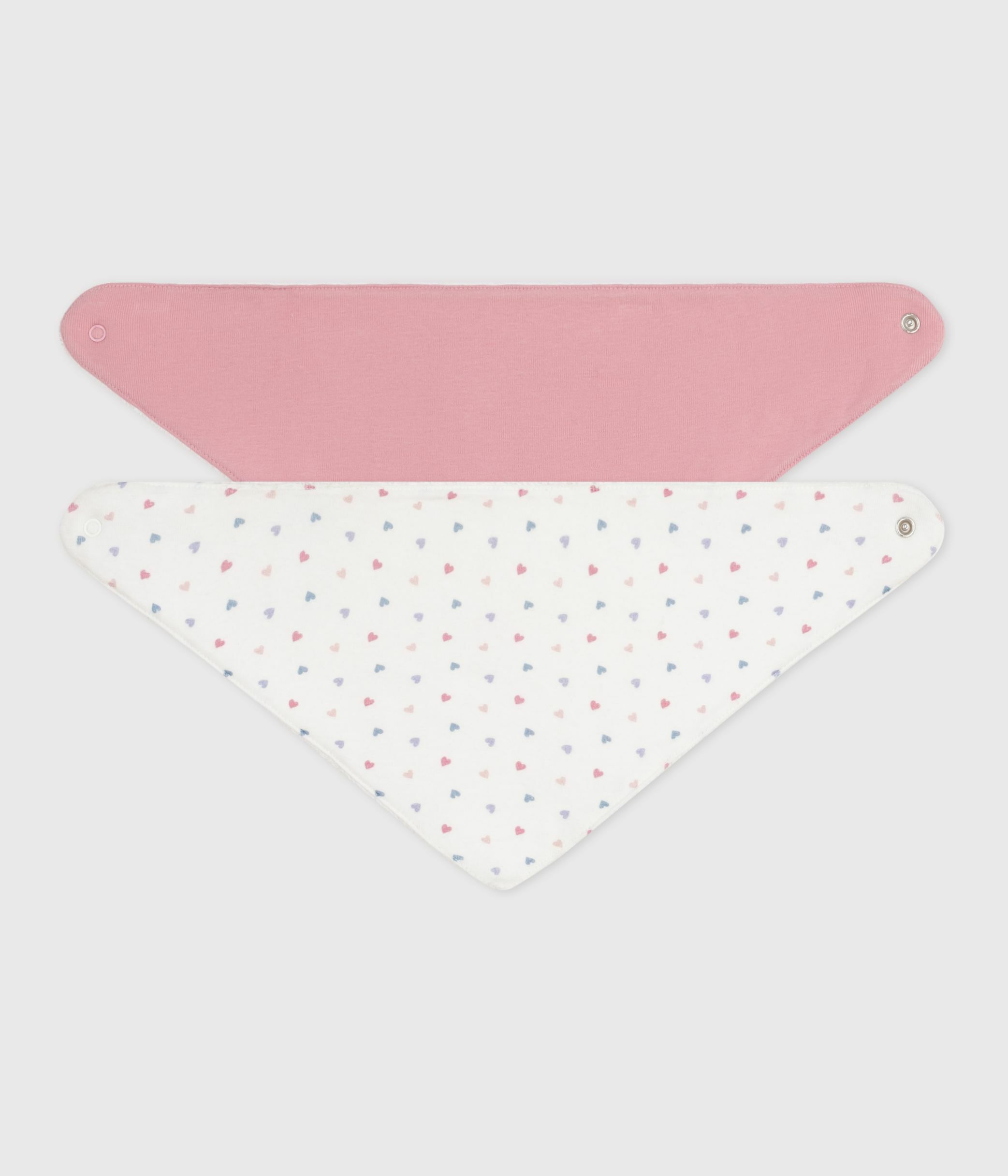 Pack of babies' printed cotton bandanas