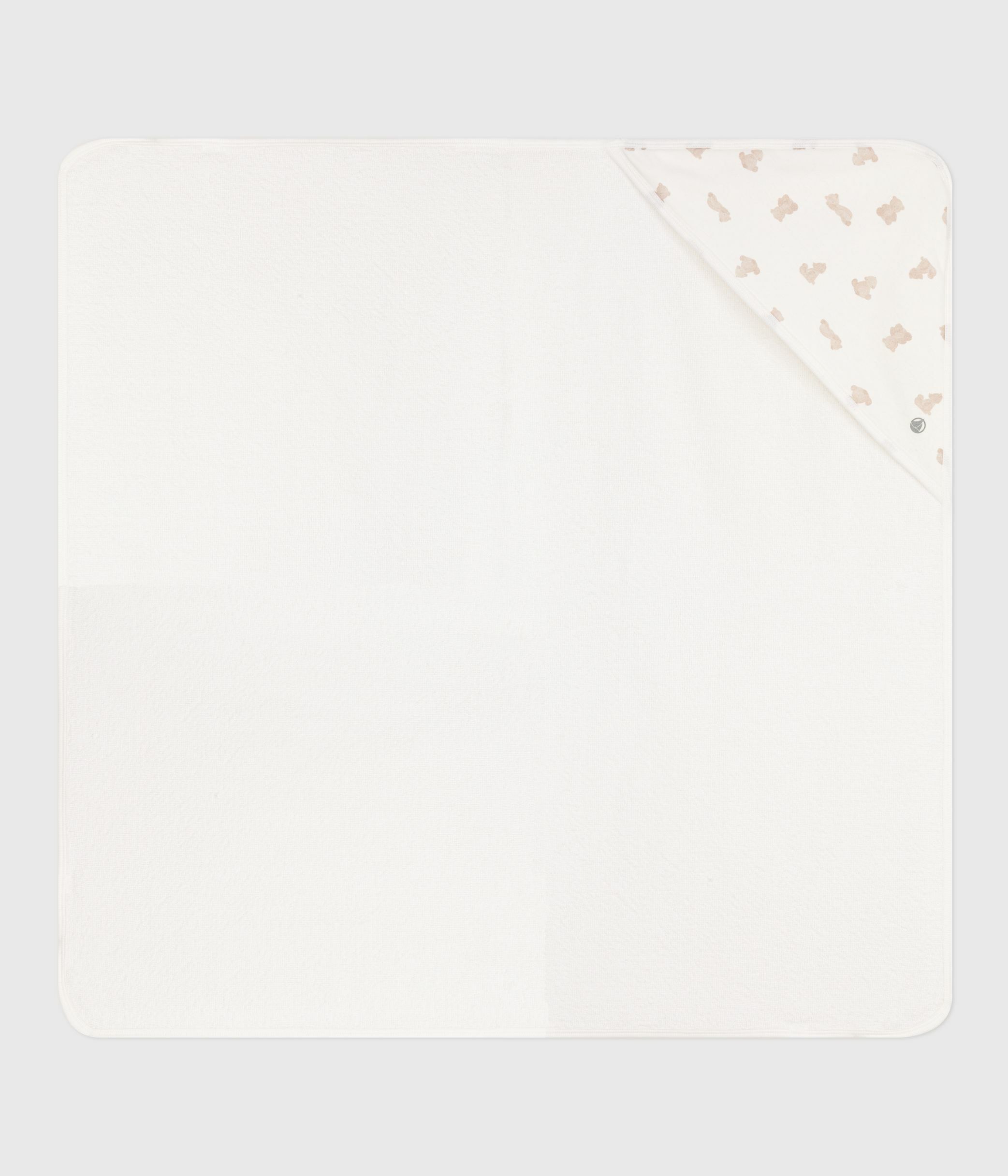 Babies' square cotton bath wrap
