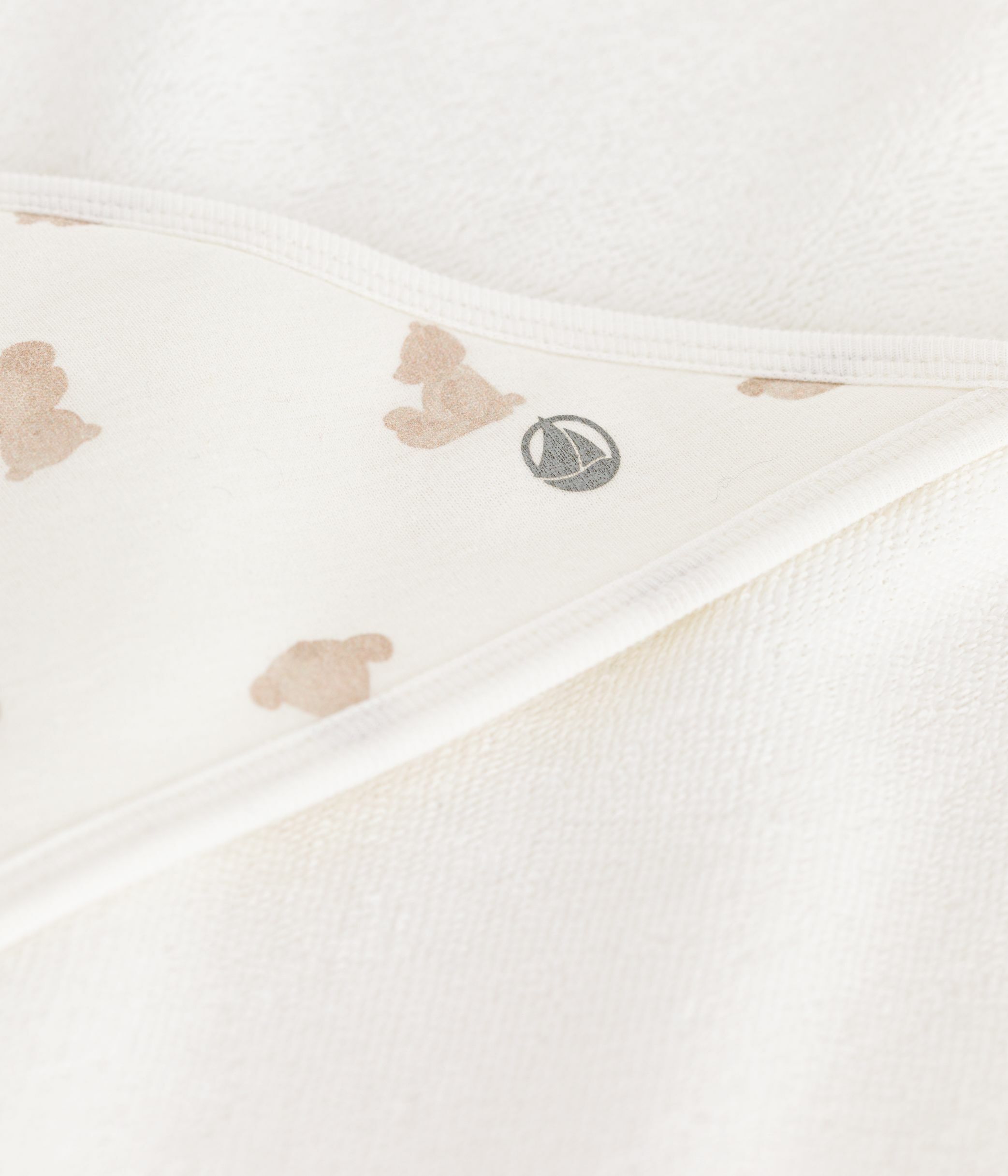 Babies' square cotton bath wrap