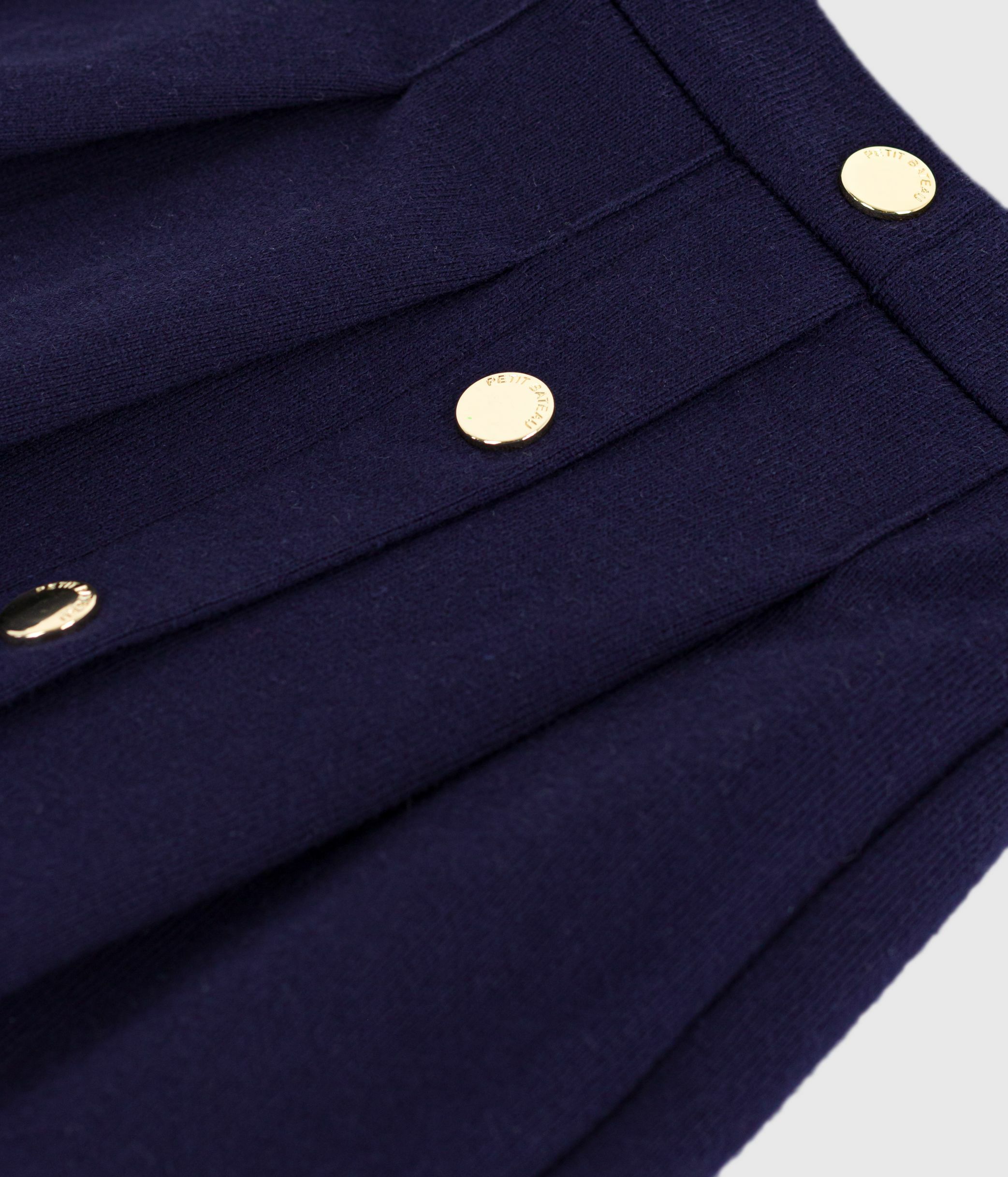 Children's plain cotton skirt