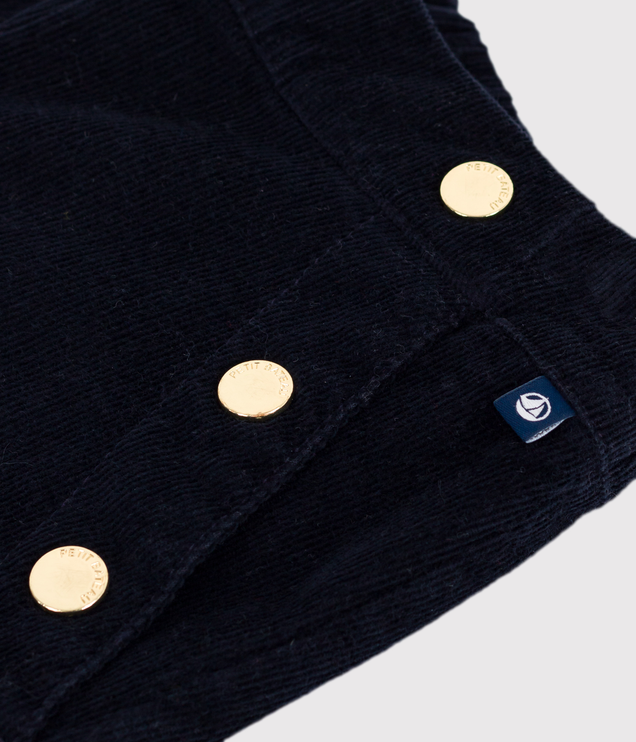 Children's plain corduroy trousers