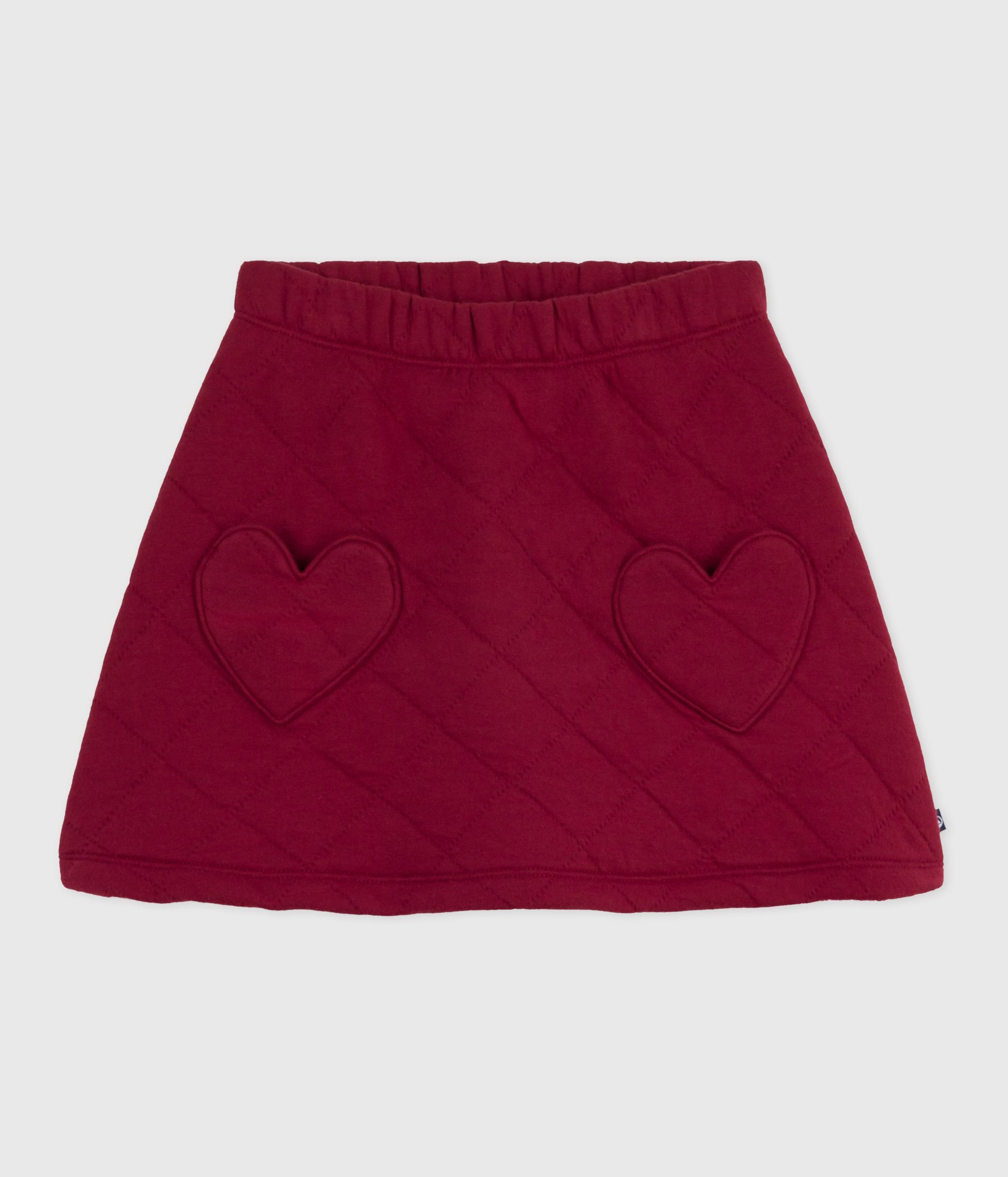 Children's plain cotton skirt