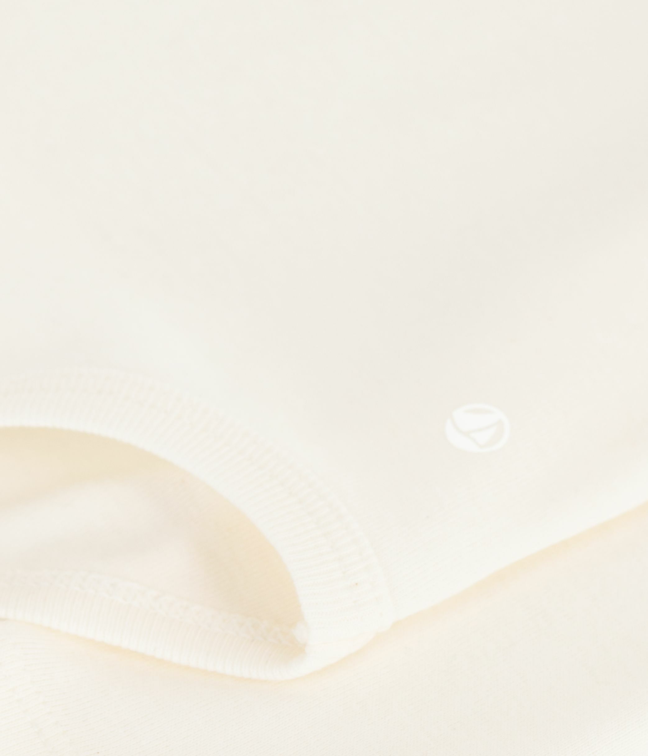Babies' plain cotton rollneck body
