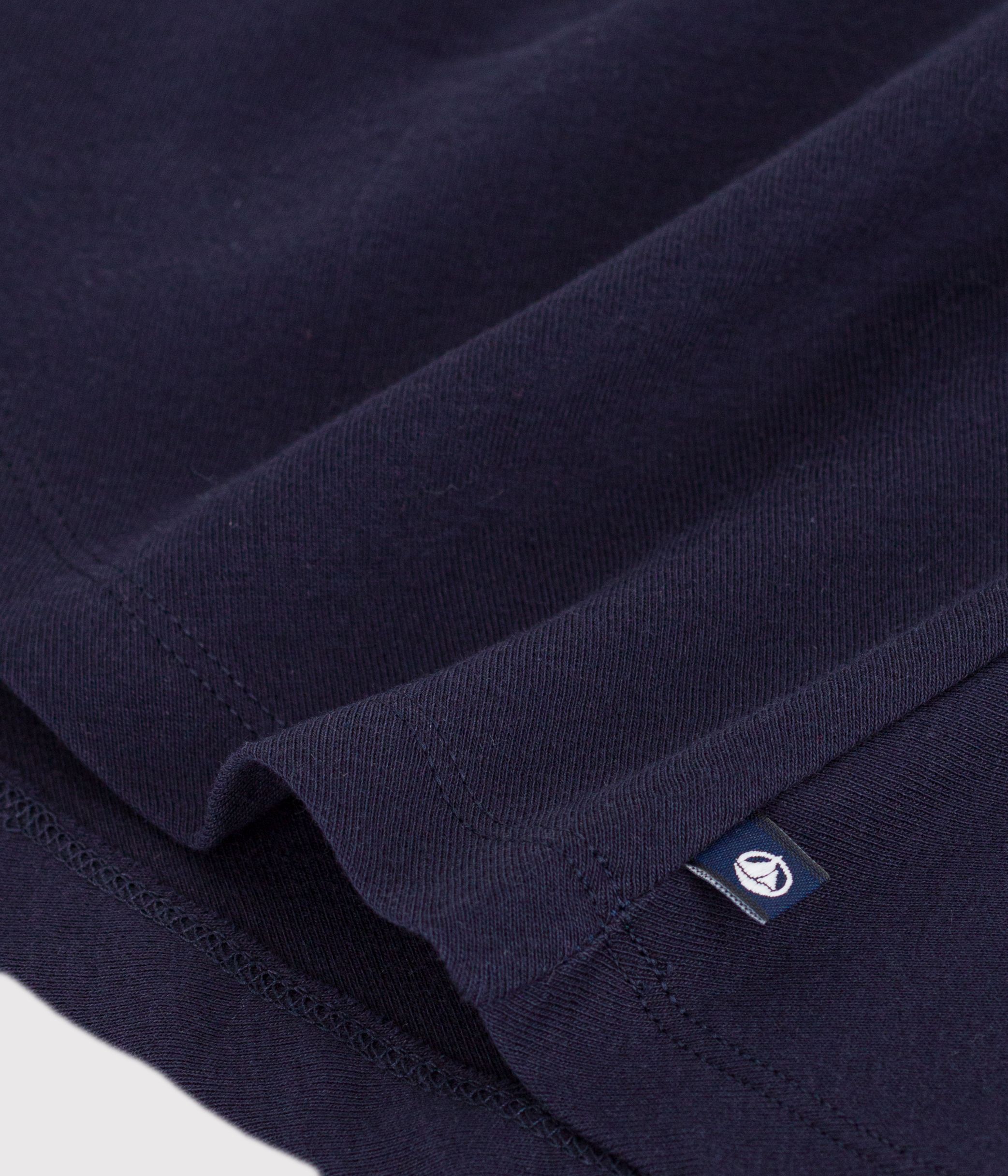 Children's short-sleeved plain cotton dress