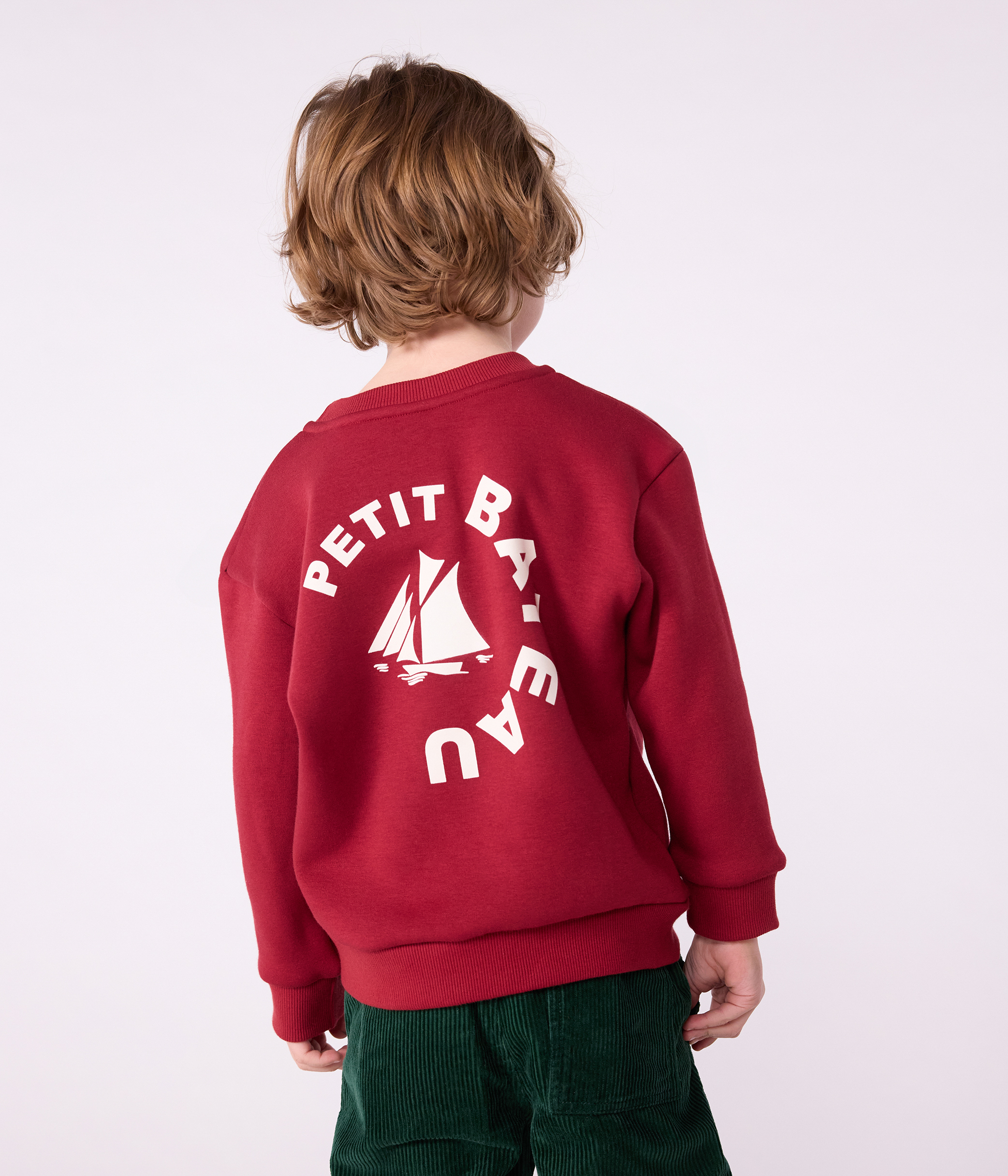 Children's plain cotton sweatshirt