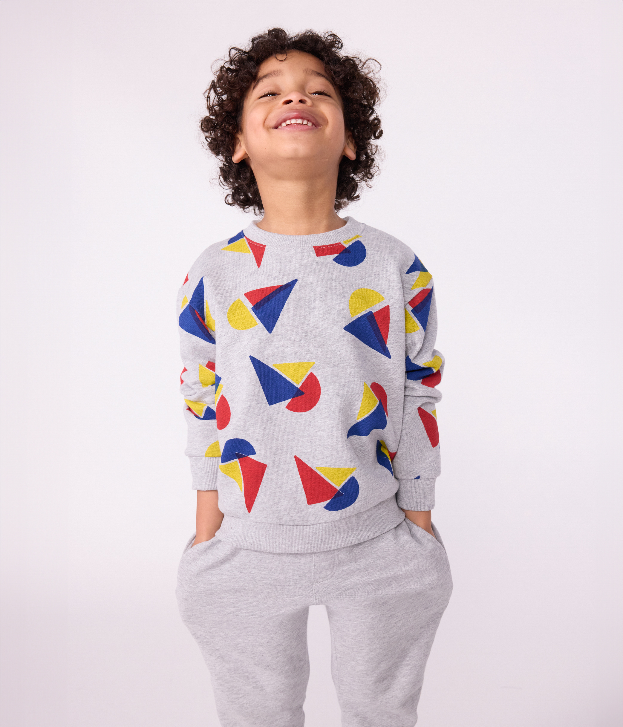Children's printed cotton sweatshirt