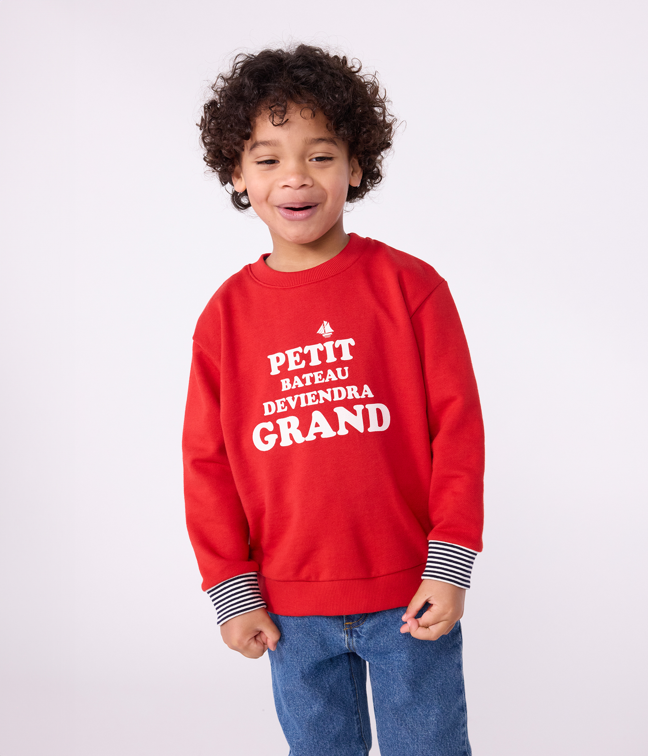 Children's printed cotton sweatshirt