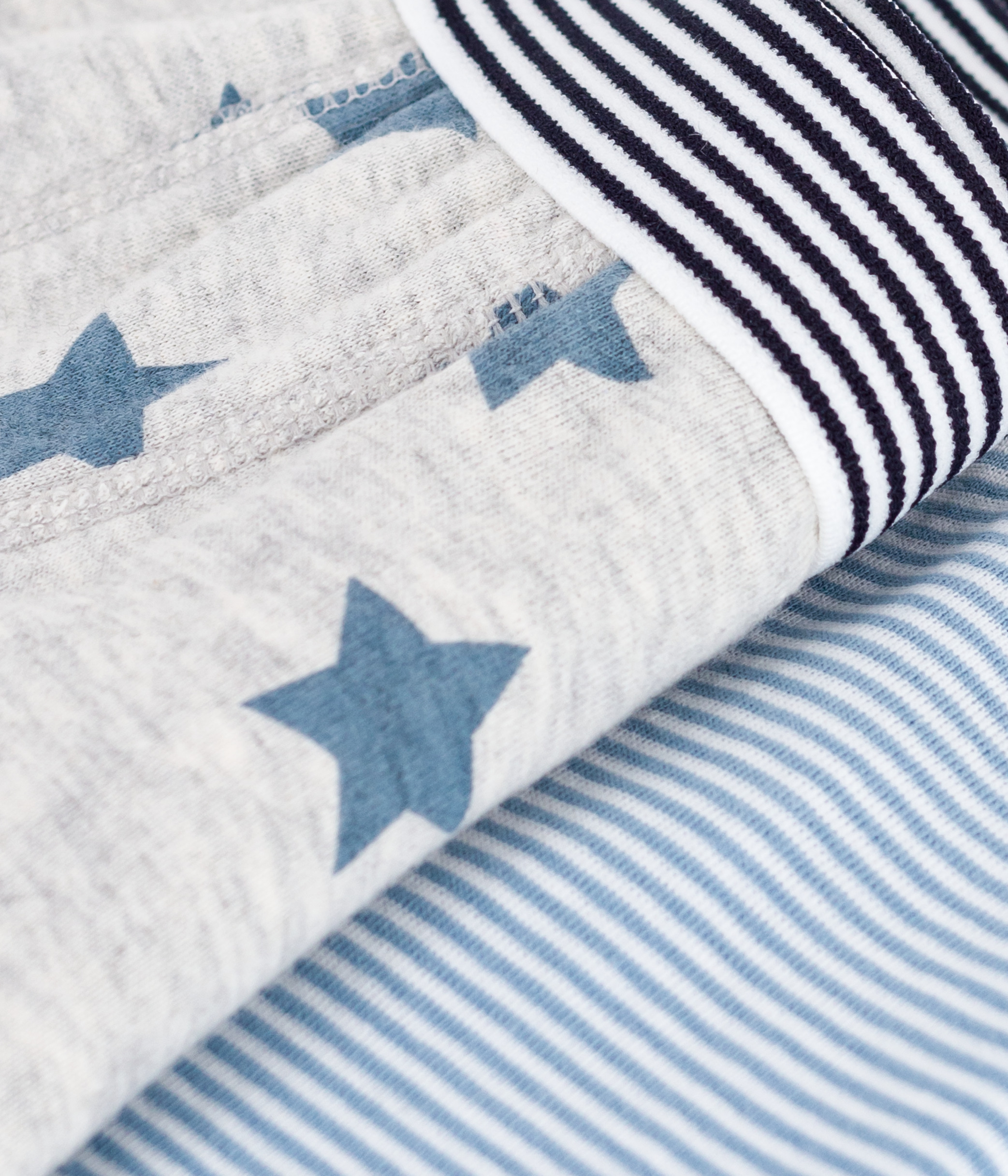 Pack of children's star-print cotton boxers