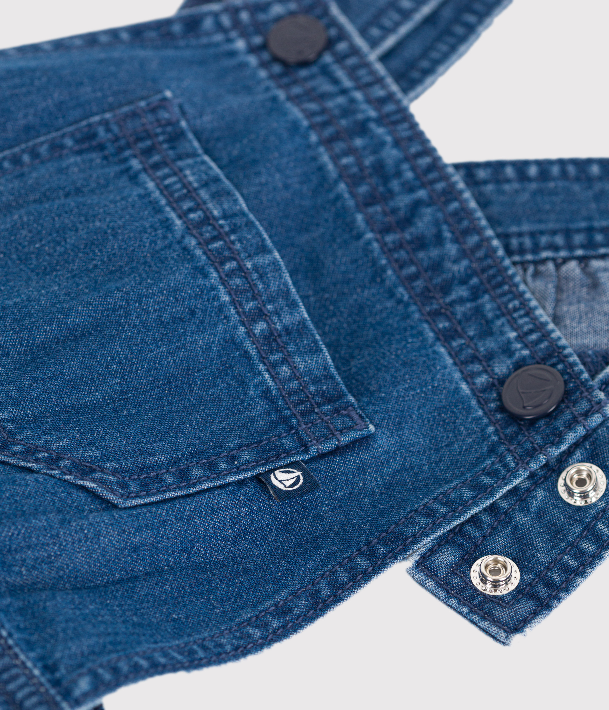 Children's denim pinafore dress