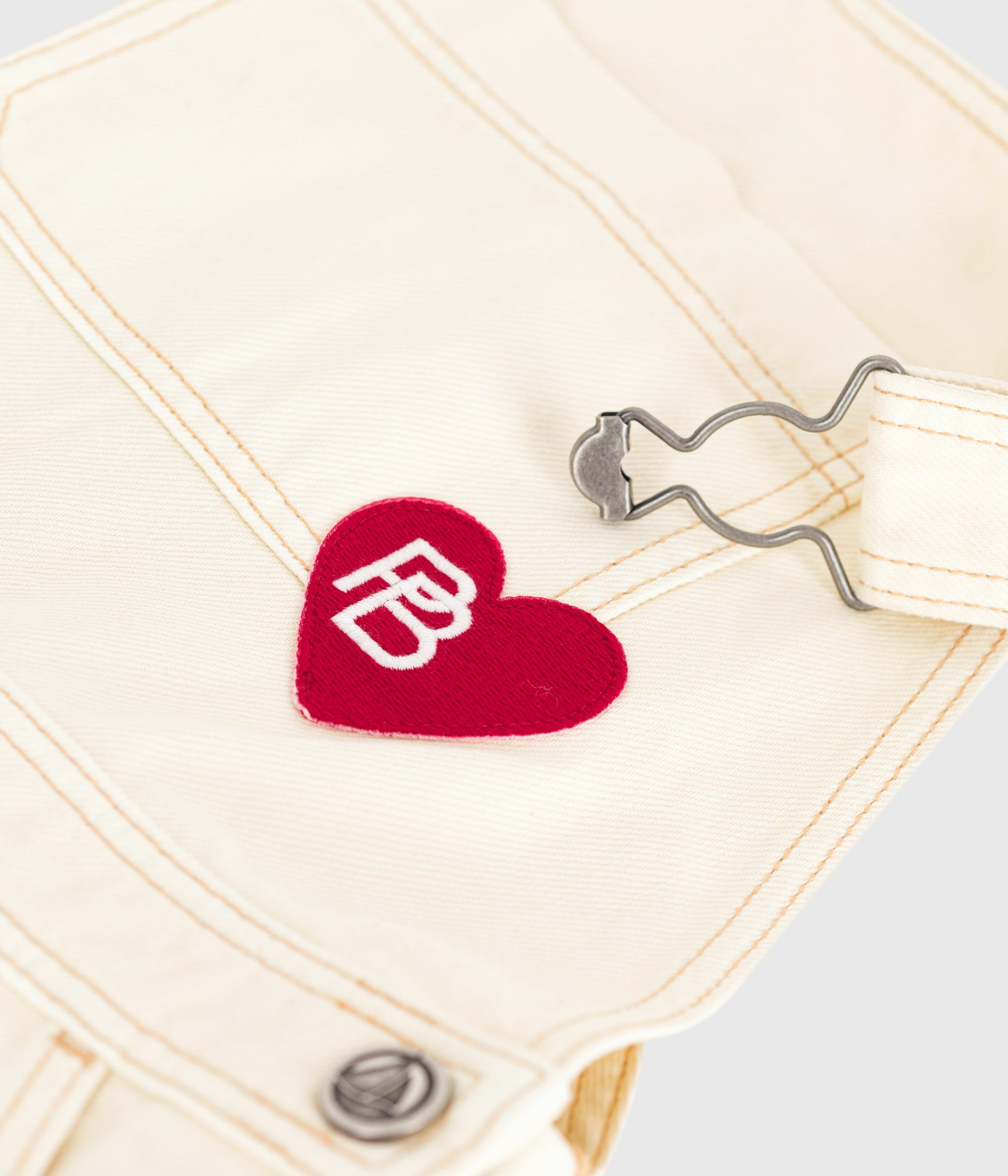 Children's plain denim dungarees