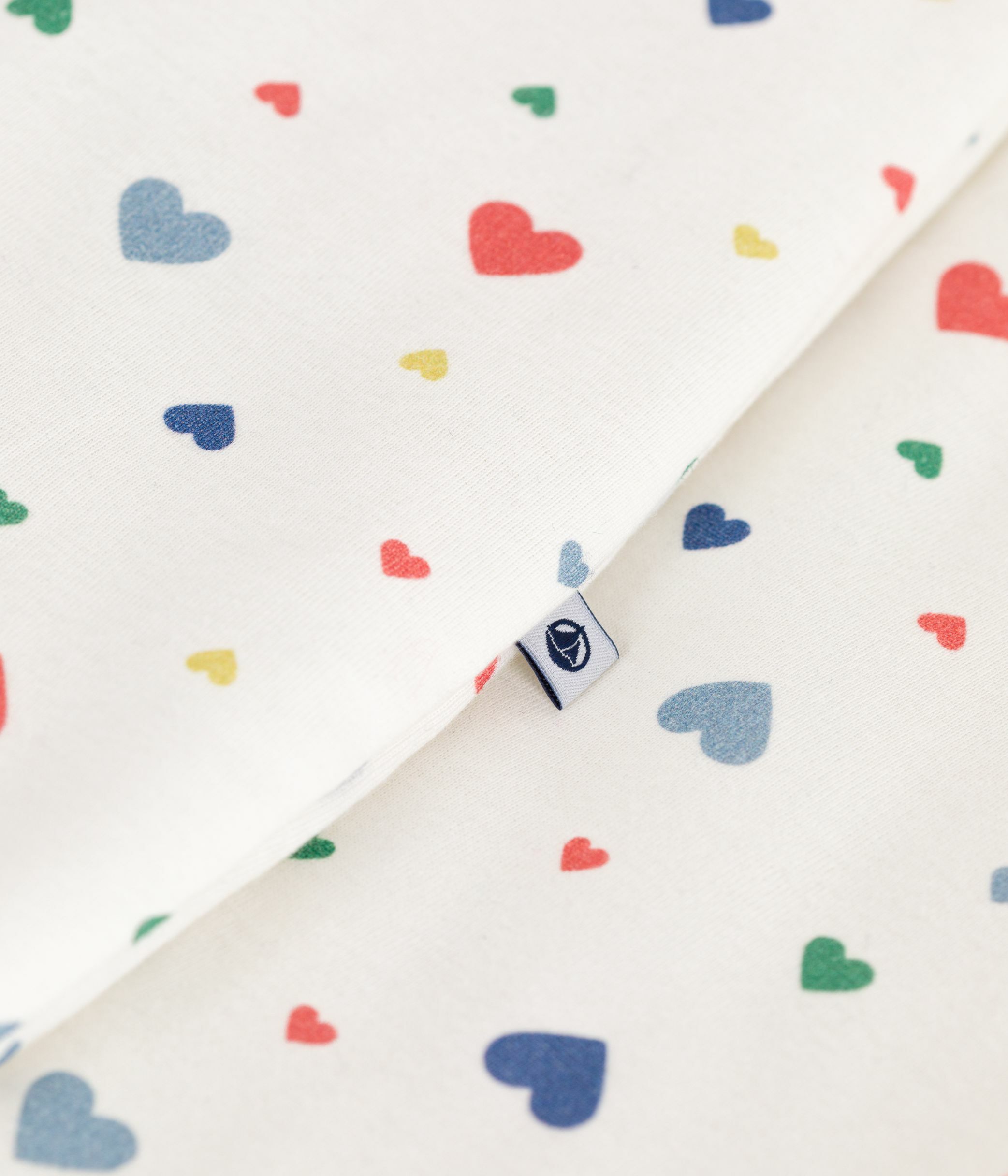 Babies' 2 TOG heart-print cotton sleeping bag