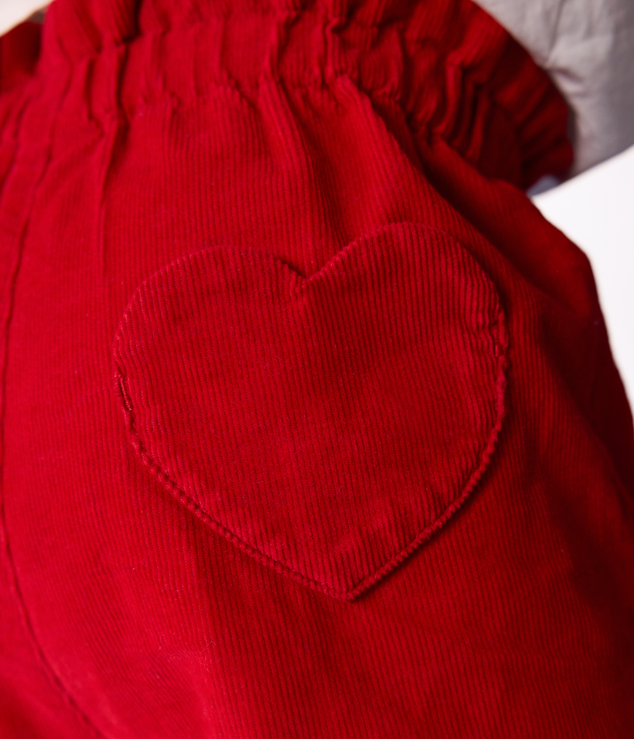 Babies' plain corduroy shorts