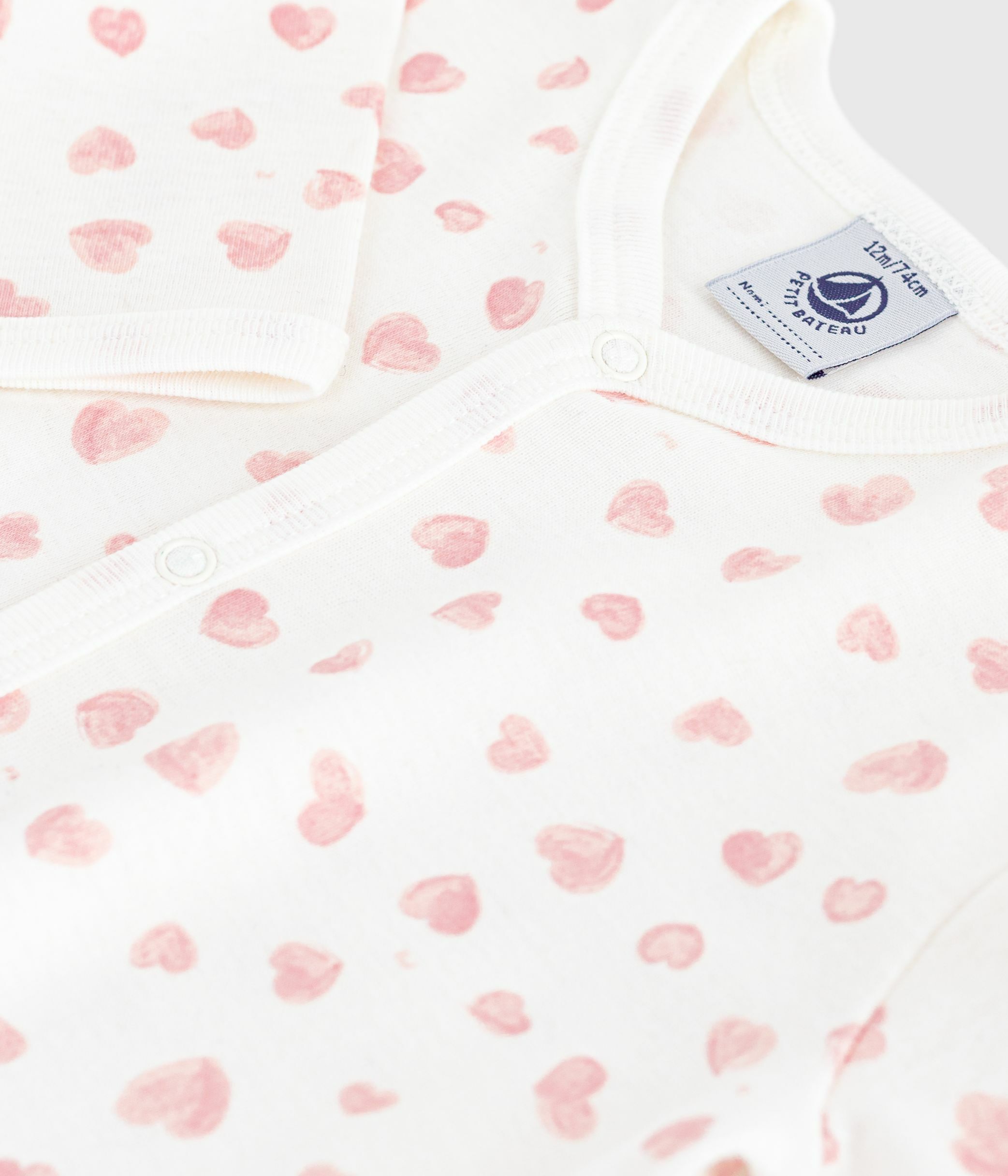 Babies' printed cotton footless pyjama suit