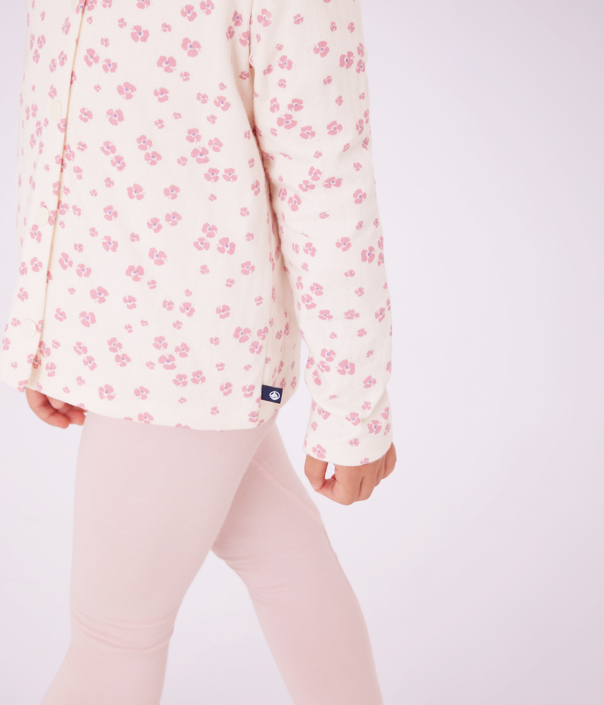 Children's plain cotton leggings