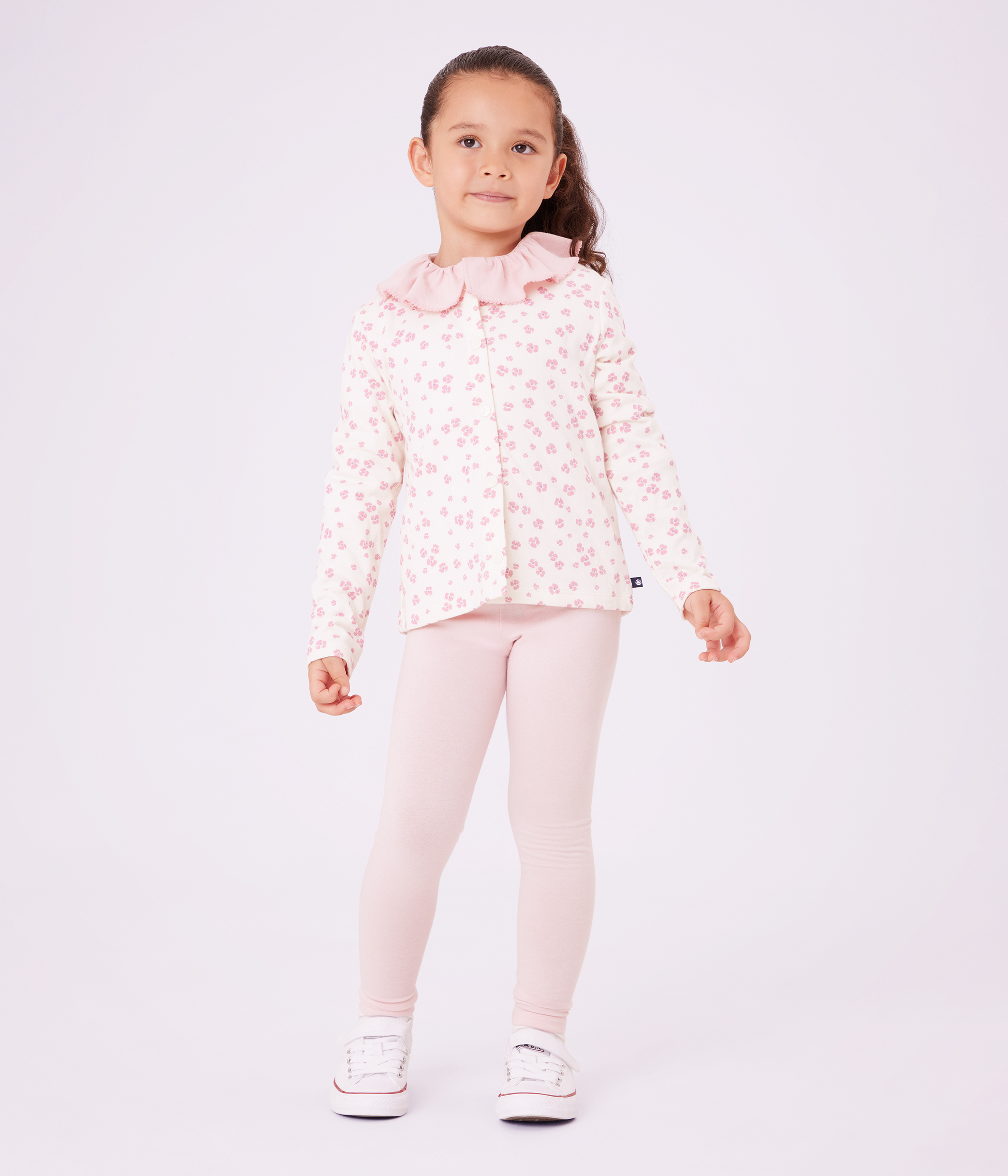 Children's plain cotton leggings