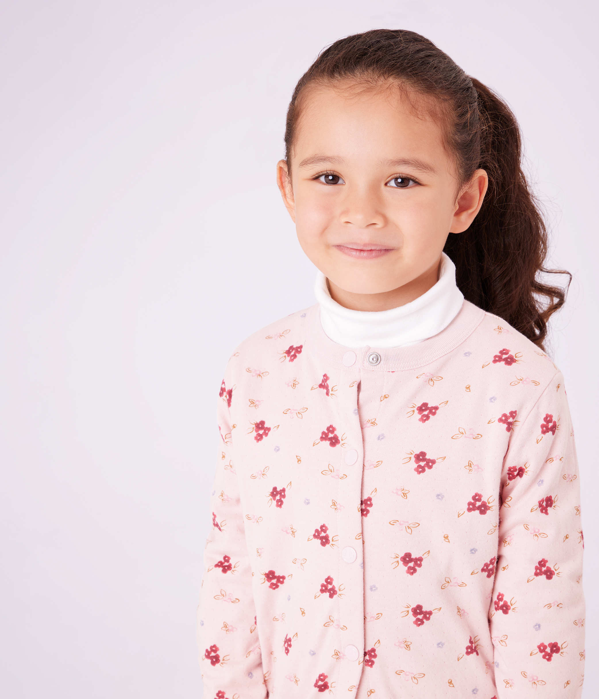 Girls' plain corduroy trousers