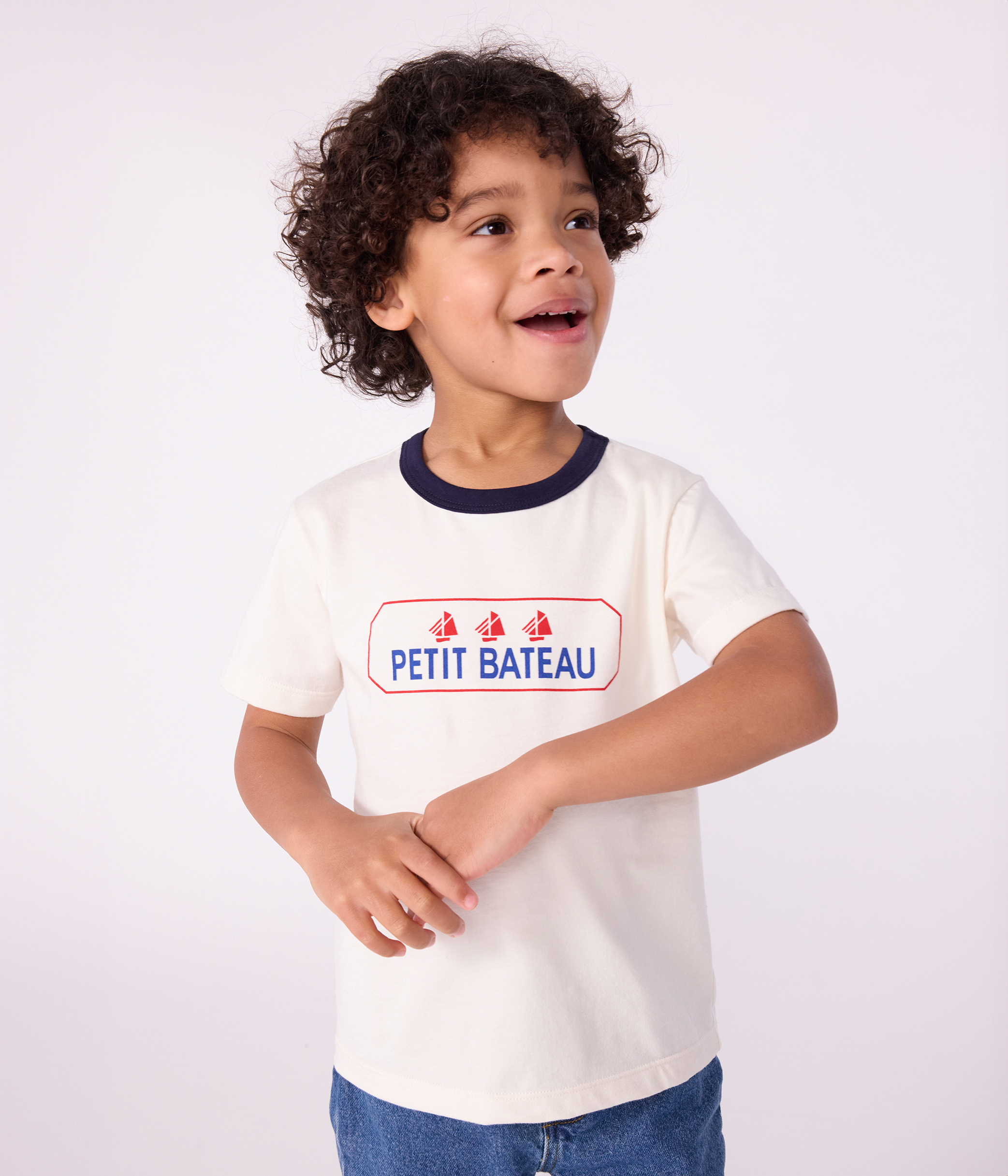 Children's short-sleeved printed T-shirt
