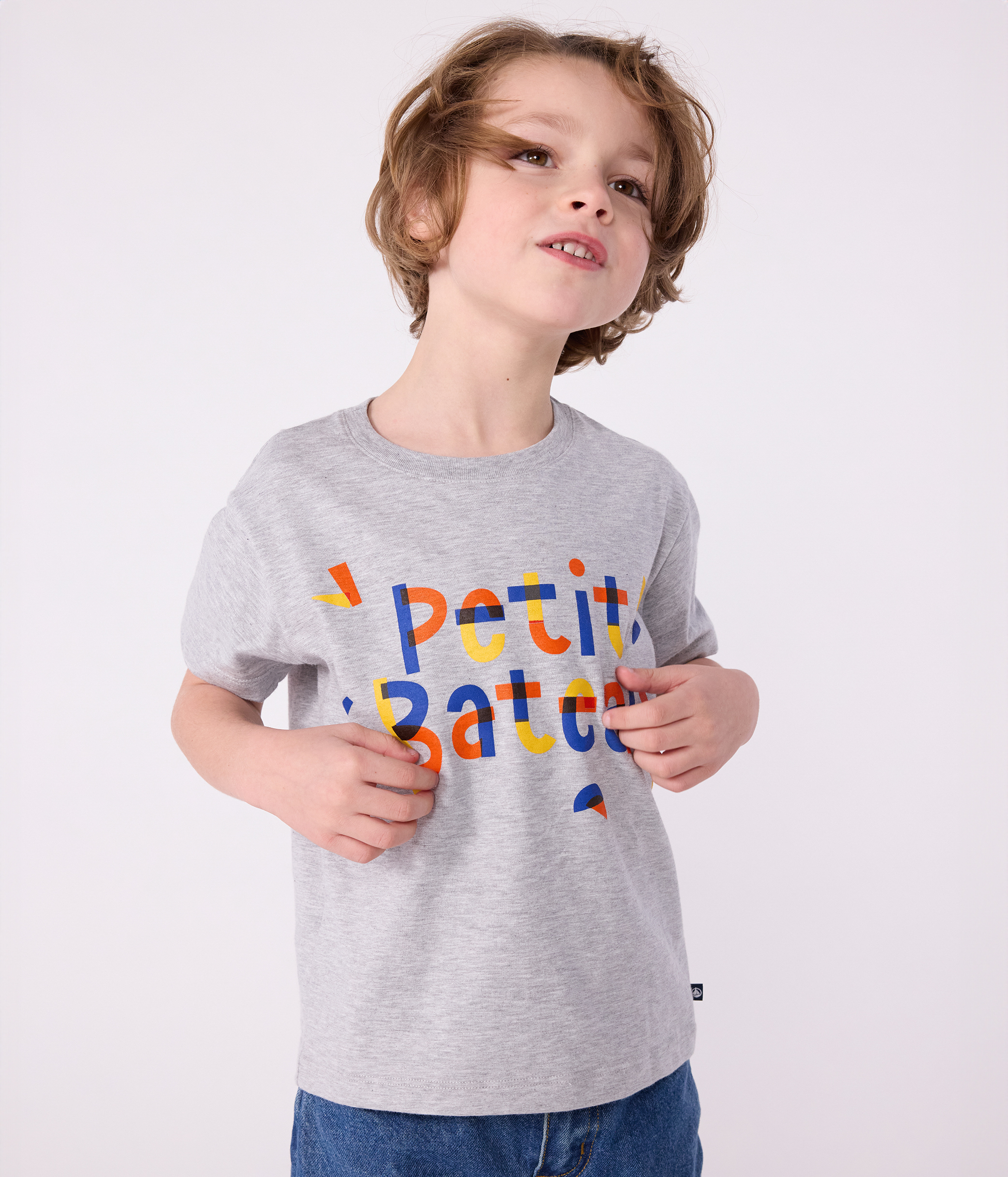 Children's short-sleeved printed T-shirt