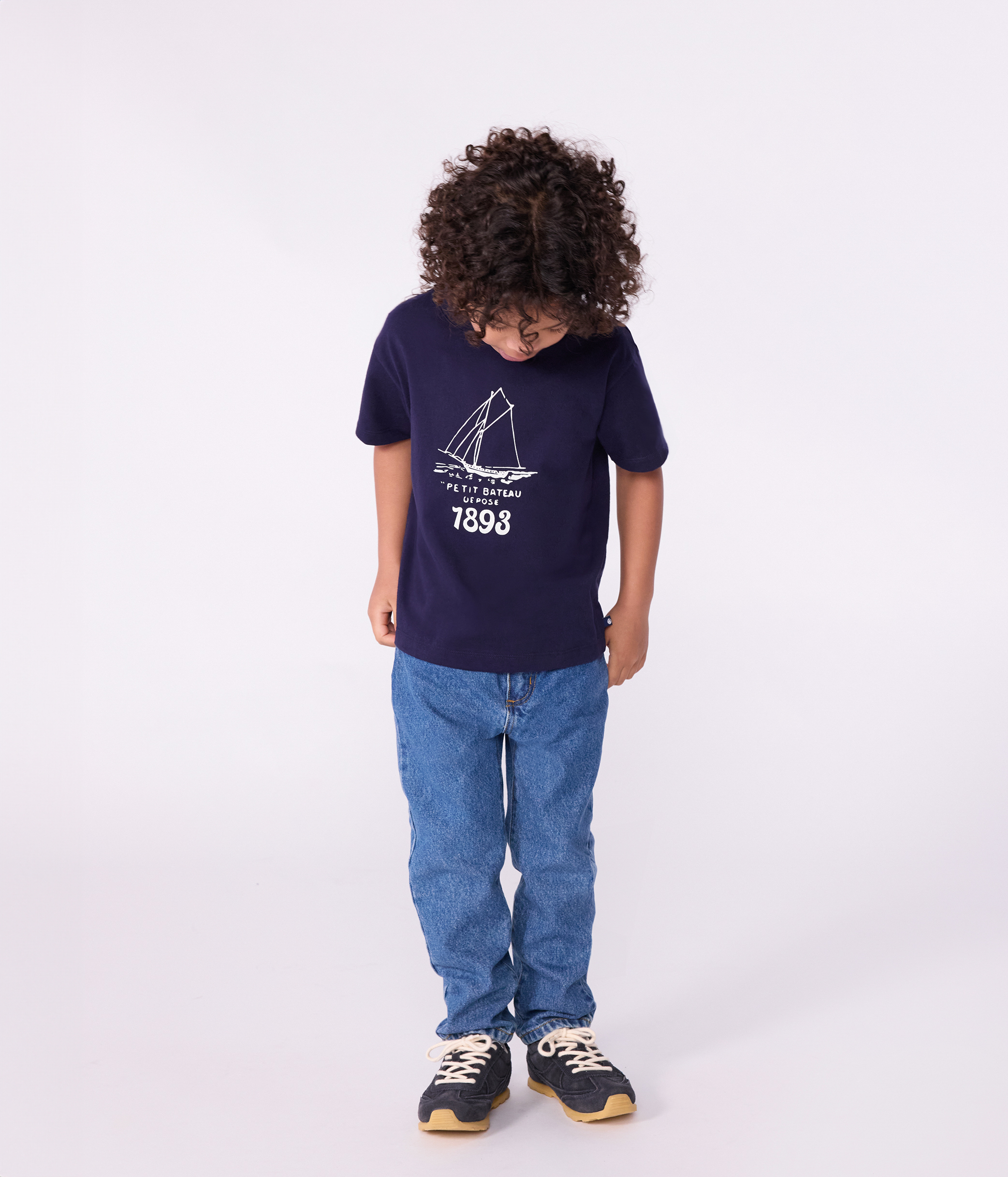 Children's short-sleeved printed T-shirt
