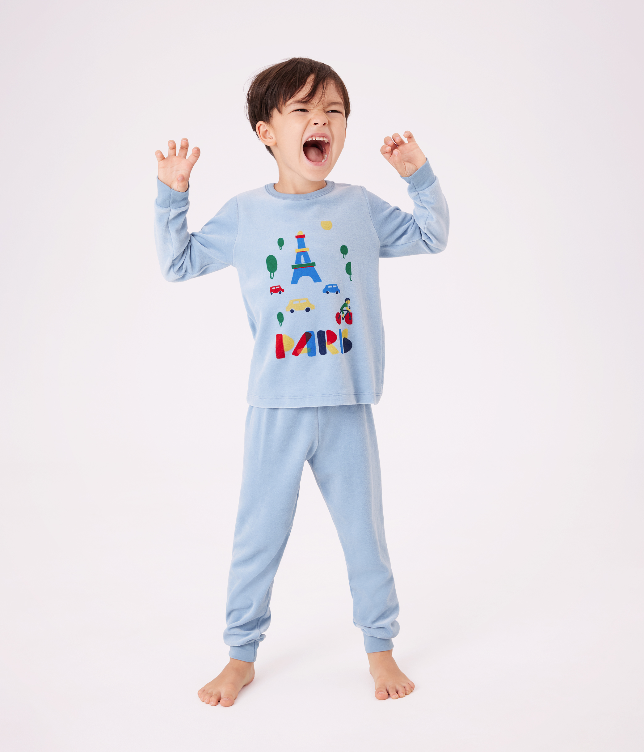 Children's velour pyjamas