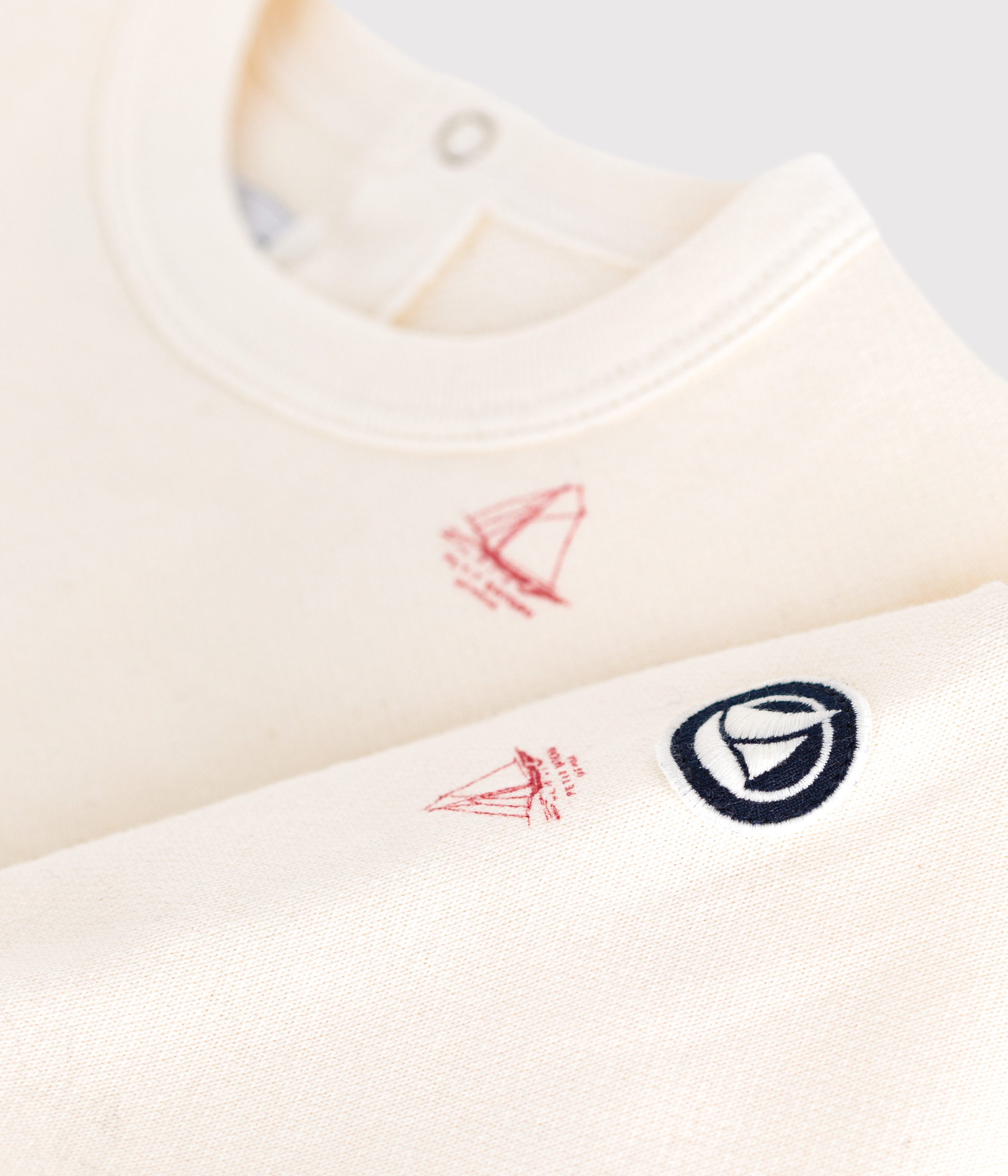 Babies' vintage boat printed cotton sweatshirt