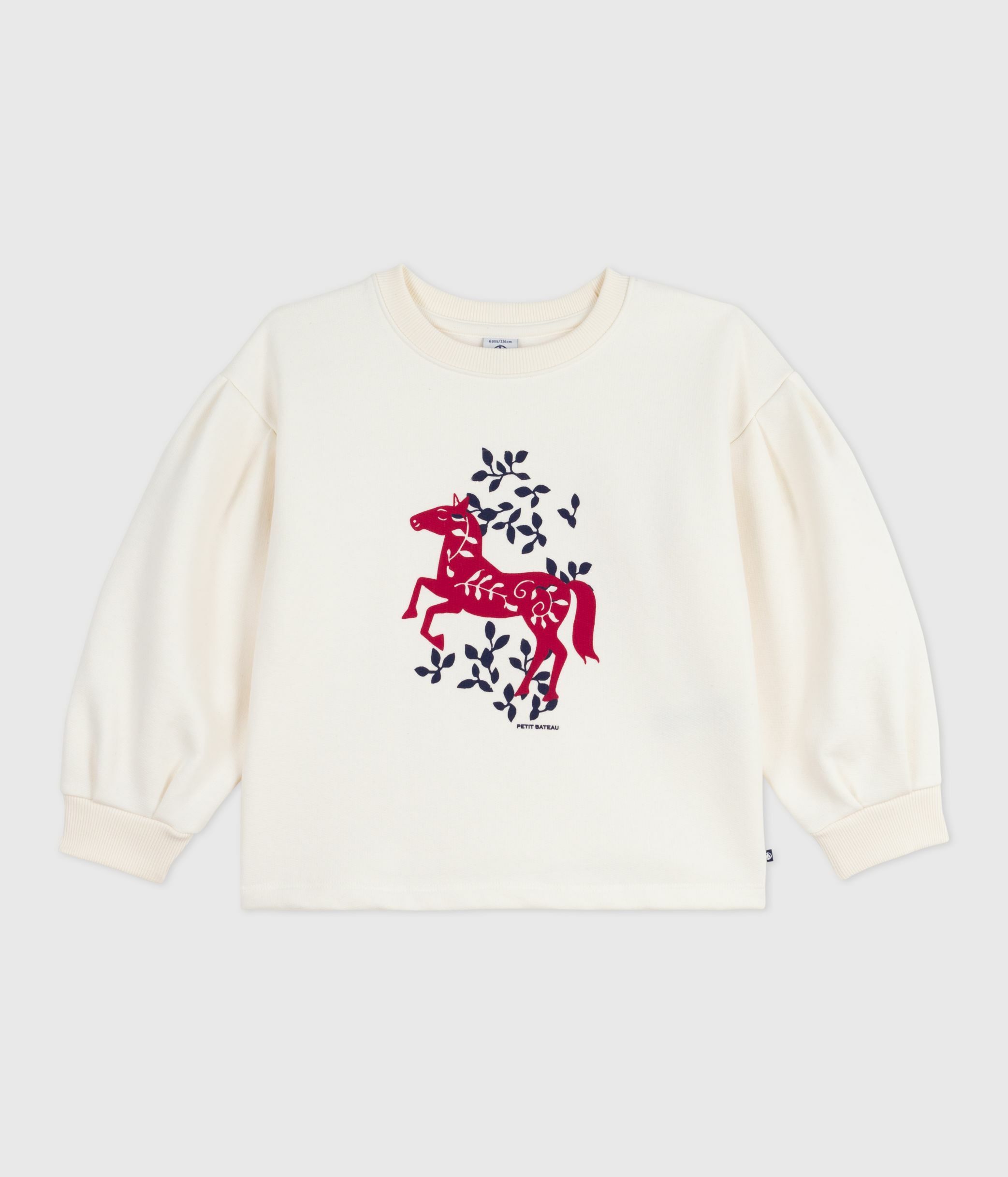 Children's printed cotton sweatshirt