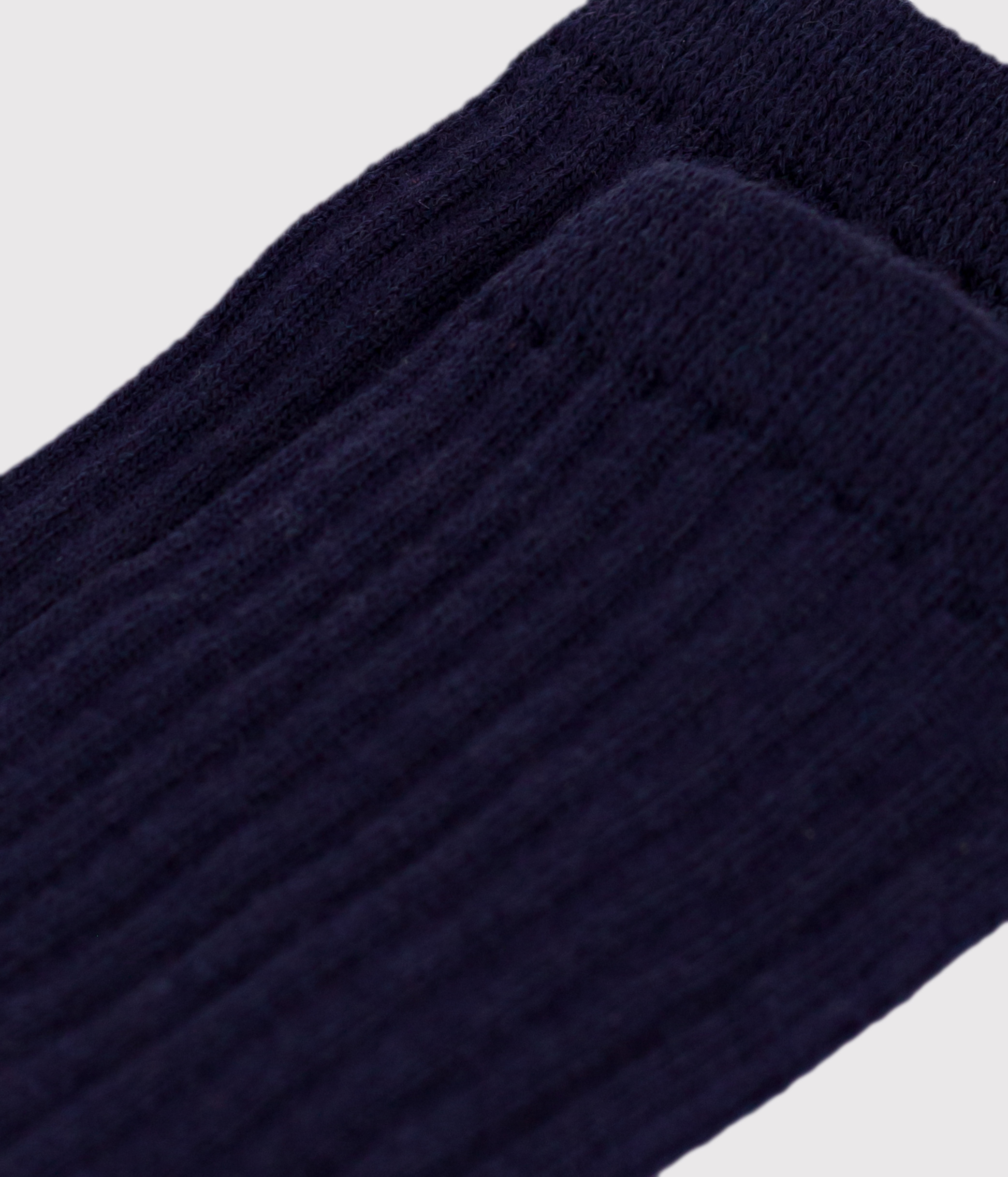 Children's wool and cotton long socks.