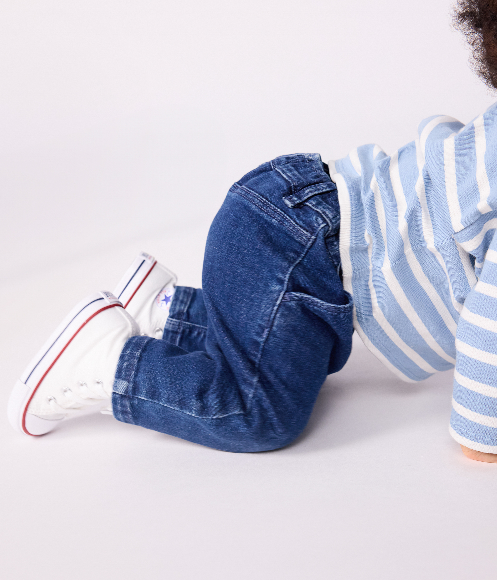 Babies' denim trousers