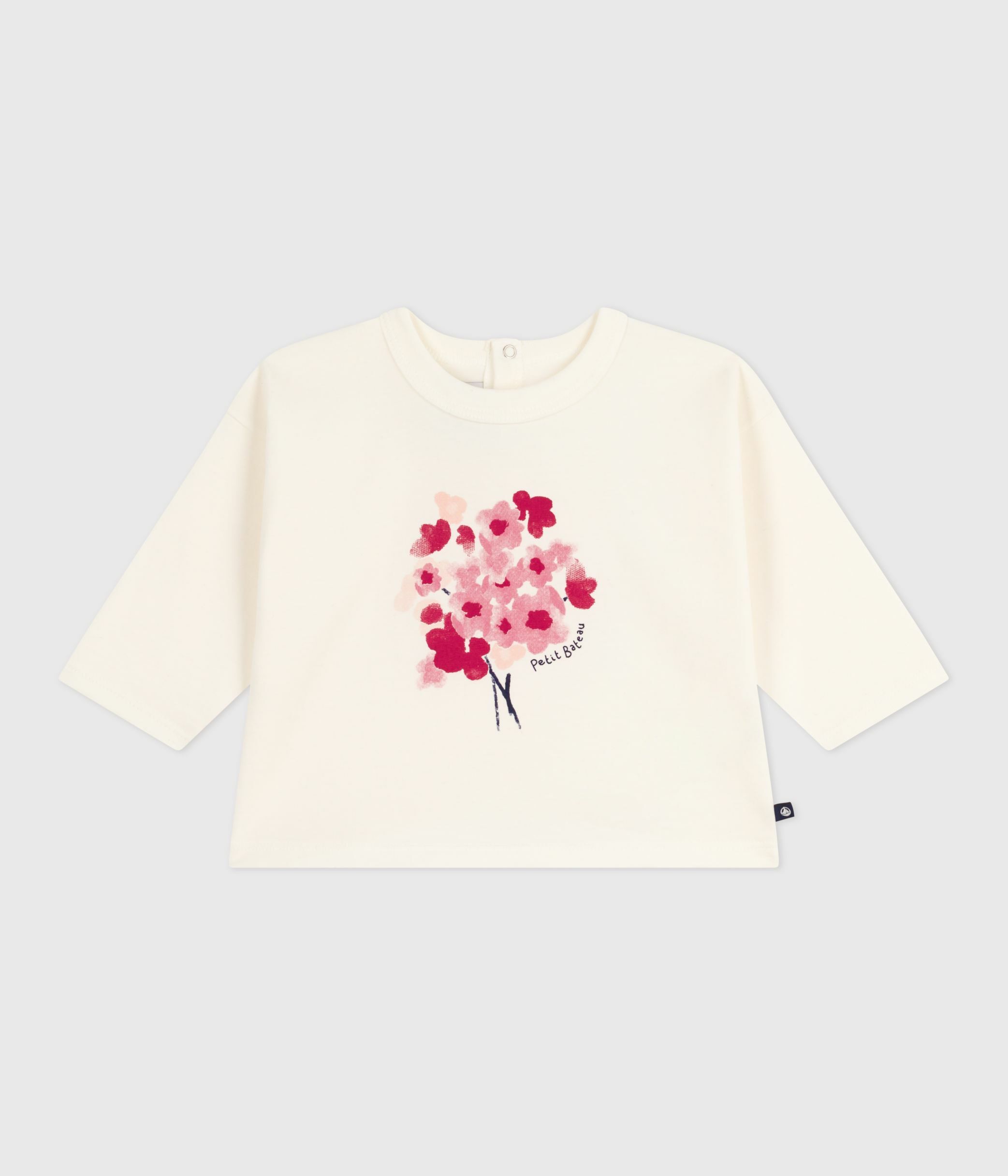 تيشرت بأكمام طويلة للأطفال بتصميم على شكل قطة