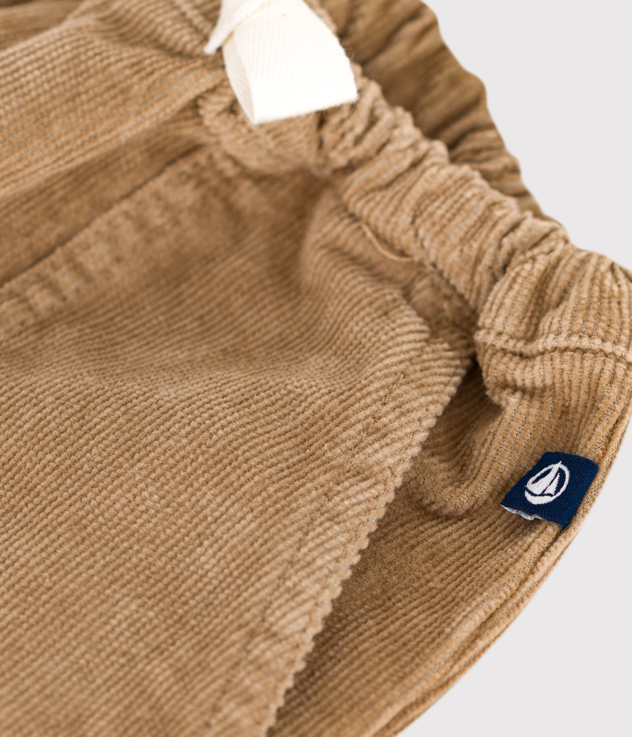 Babies' plain corduroy trousers