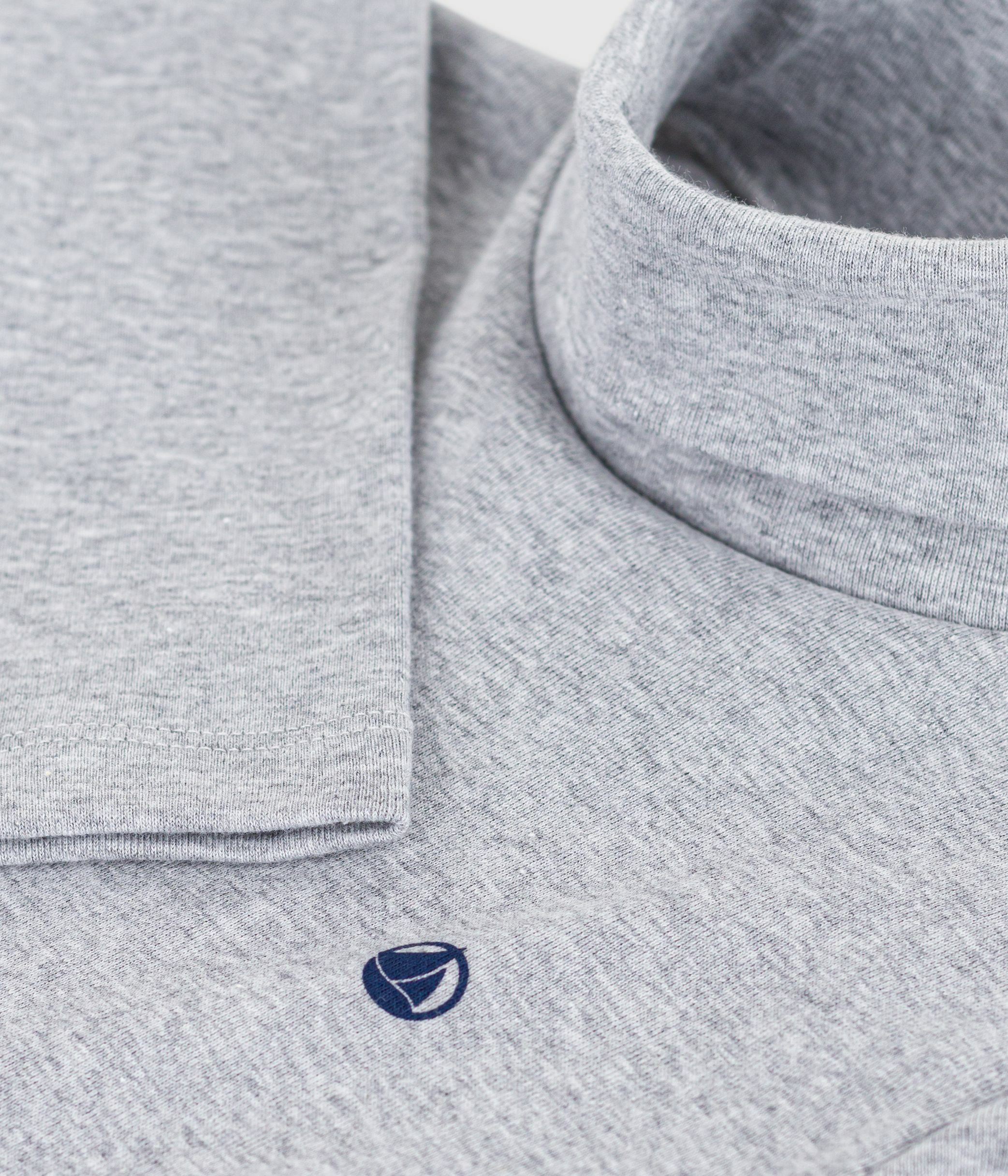 Children's plain cotton rollneck top