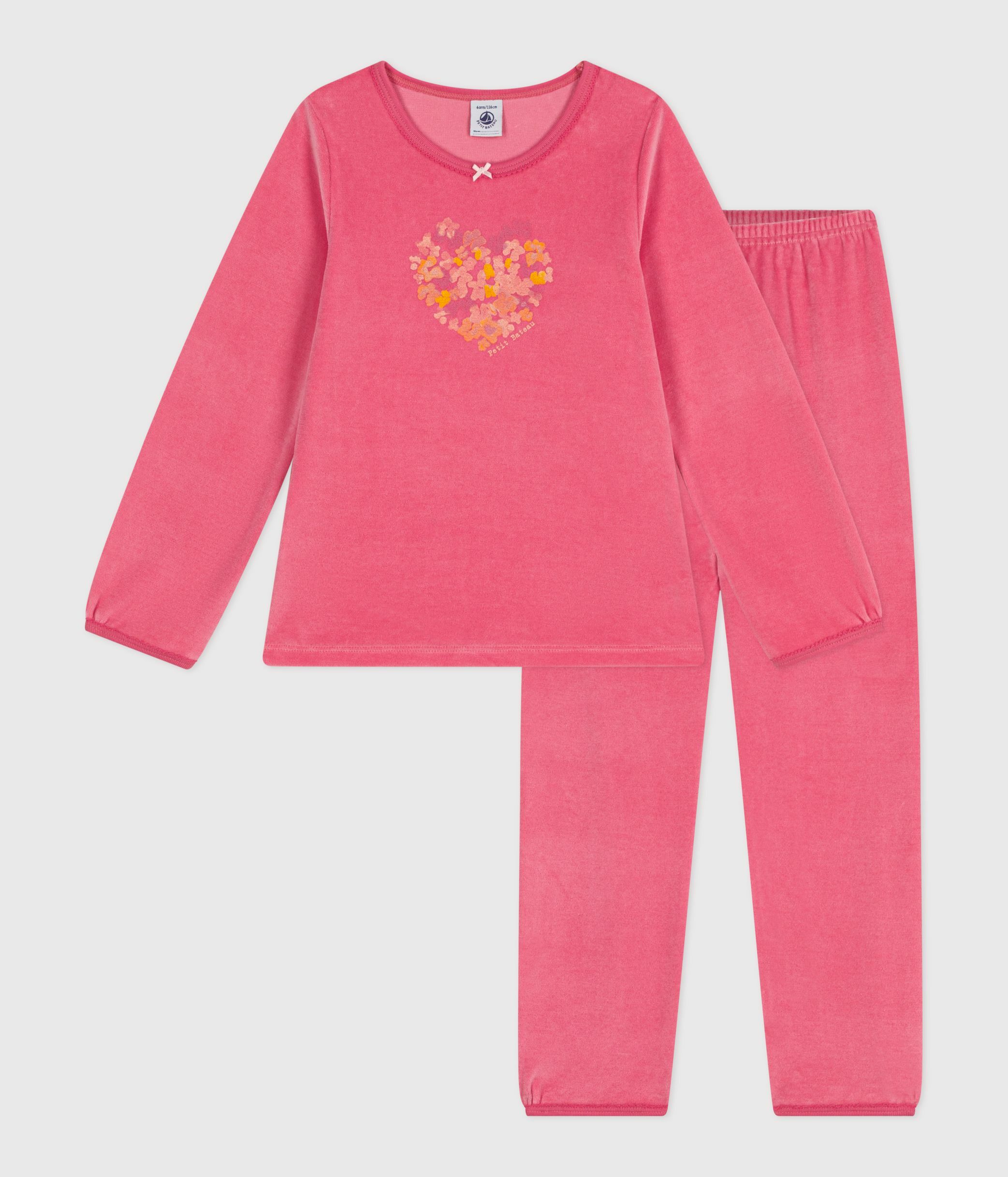 Children's velour pyjamas