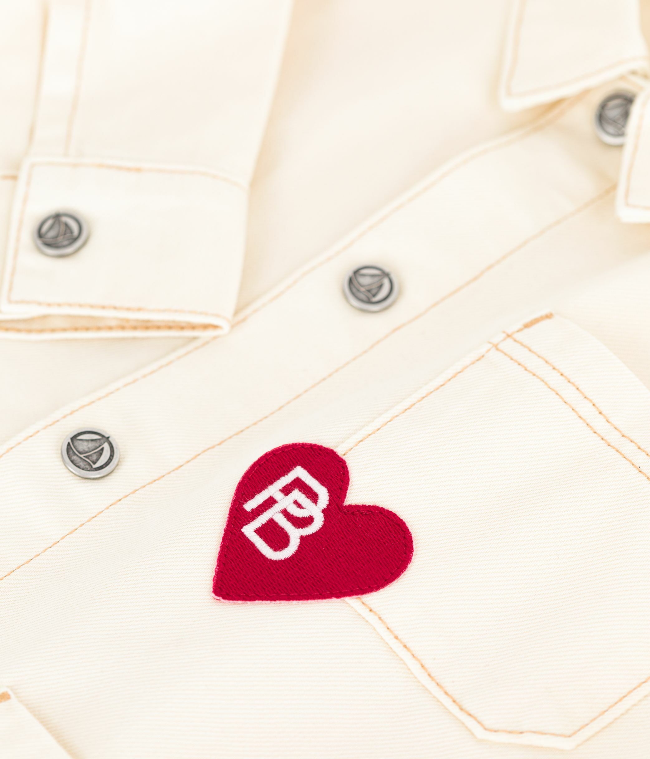 Children's plain denim jacket