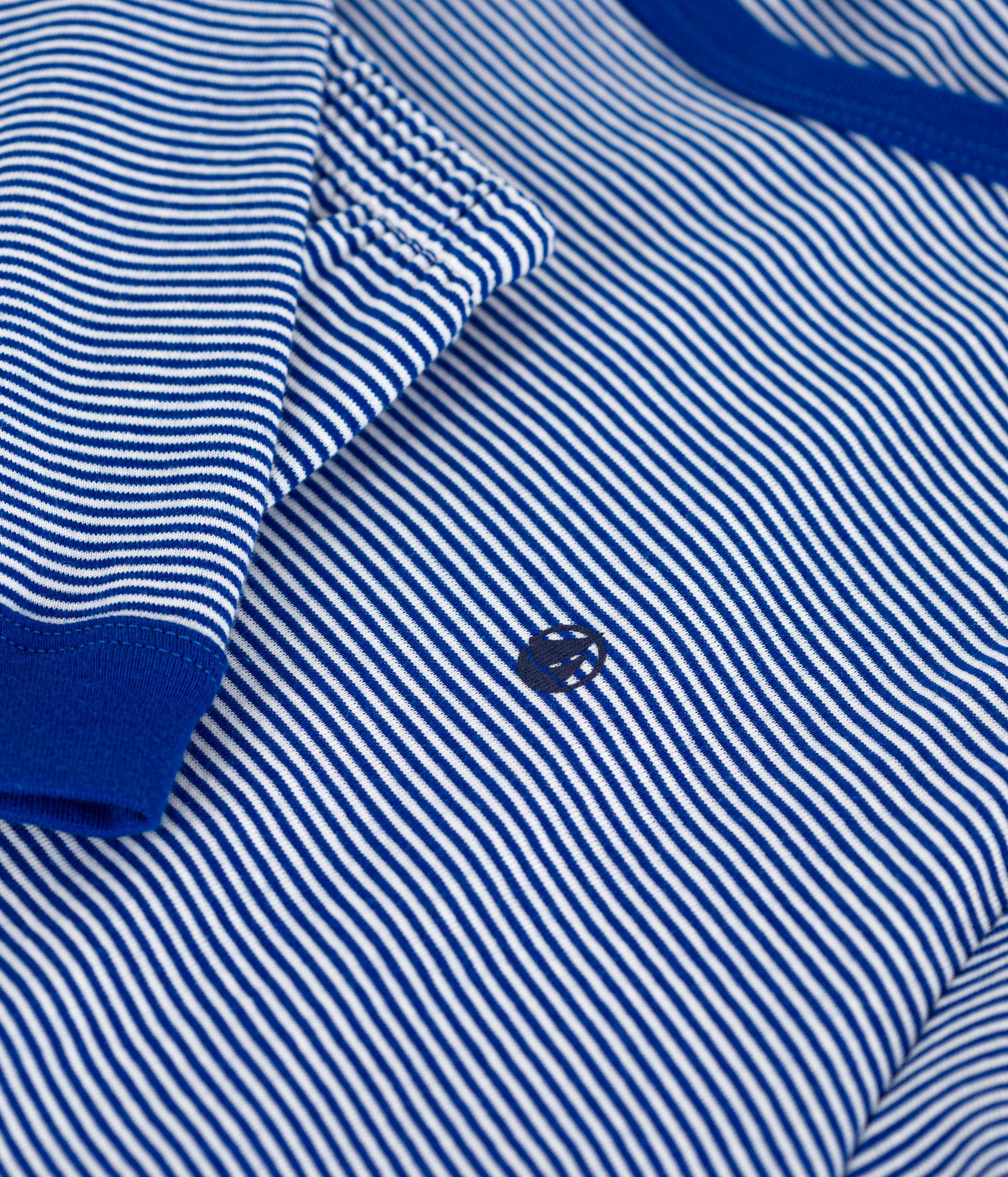 Children's stripy cotton pyjamas