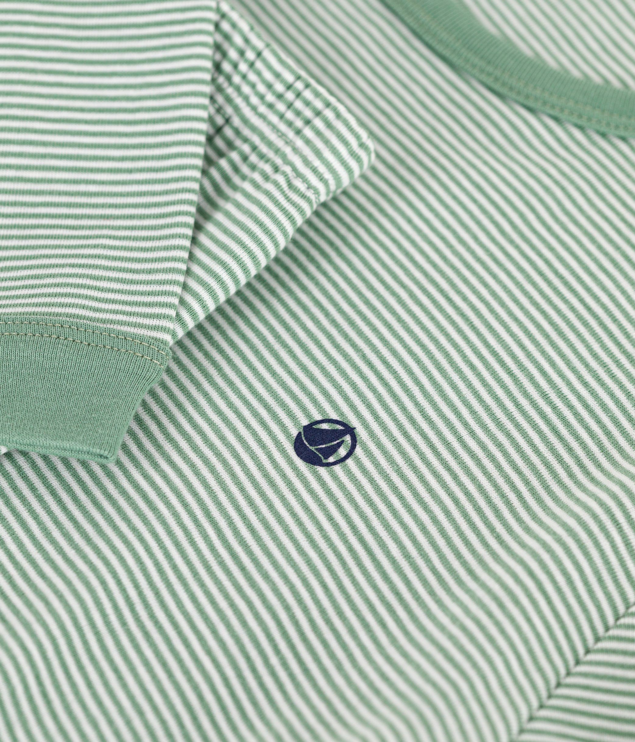 Children's stripy cotton pyjamas