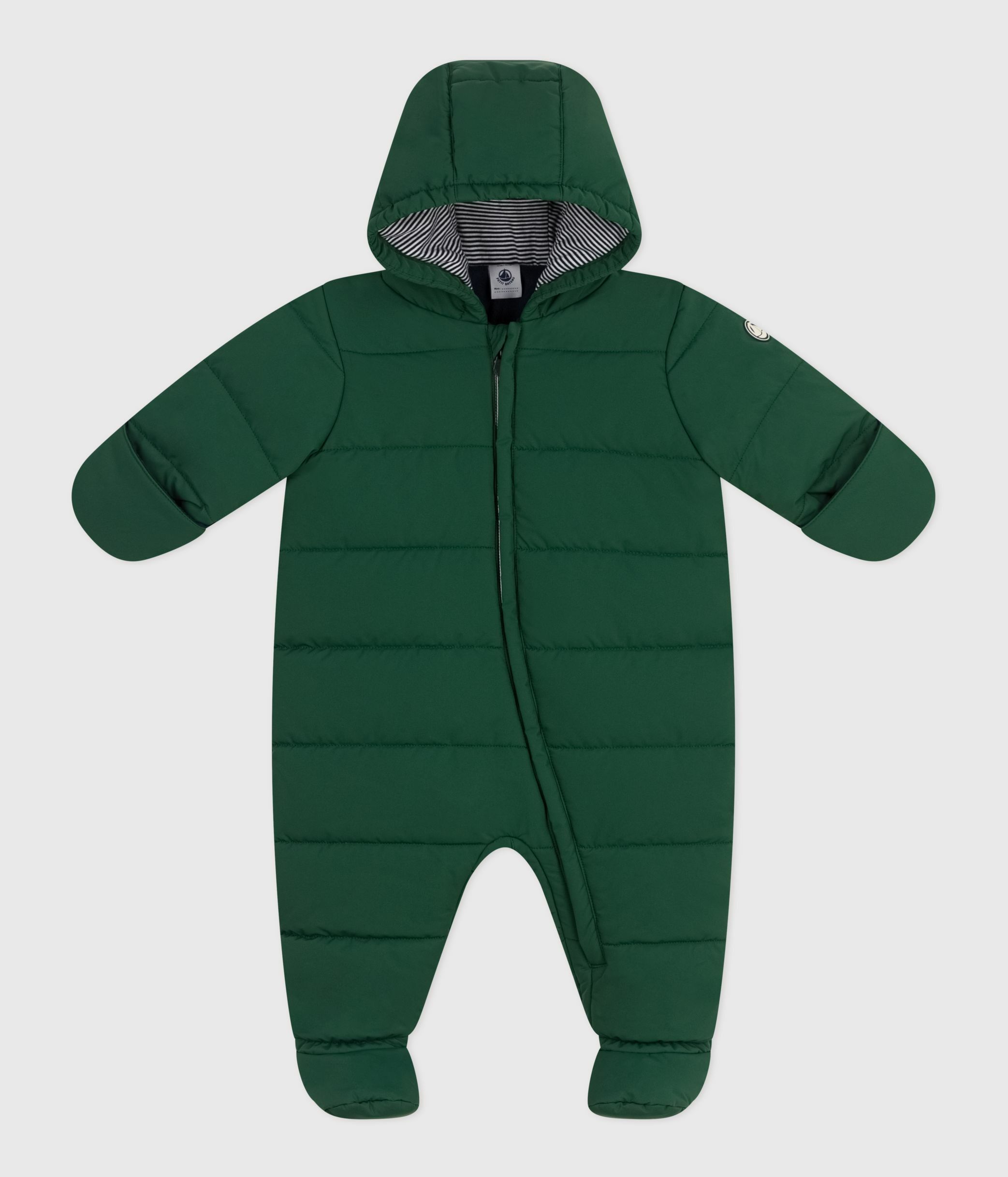 Babies' polyester snowsuit