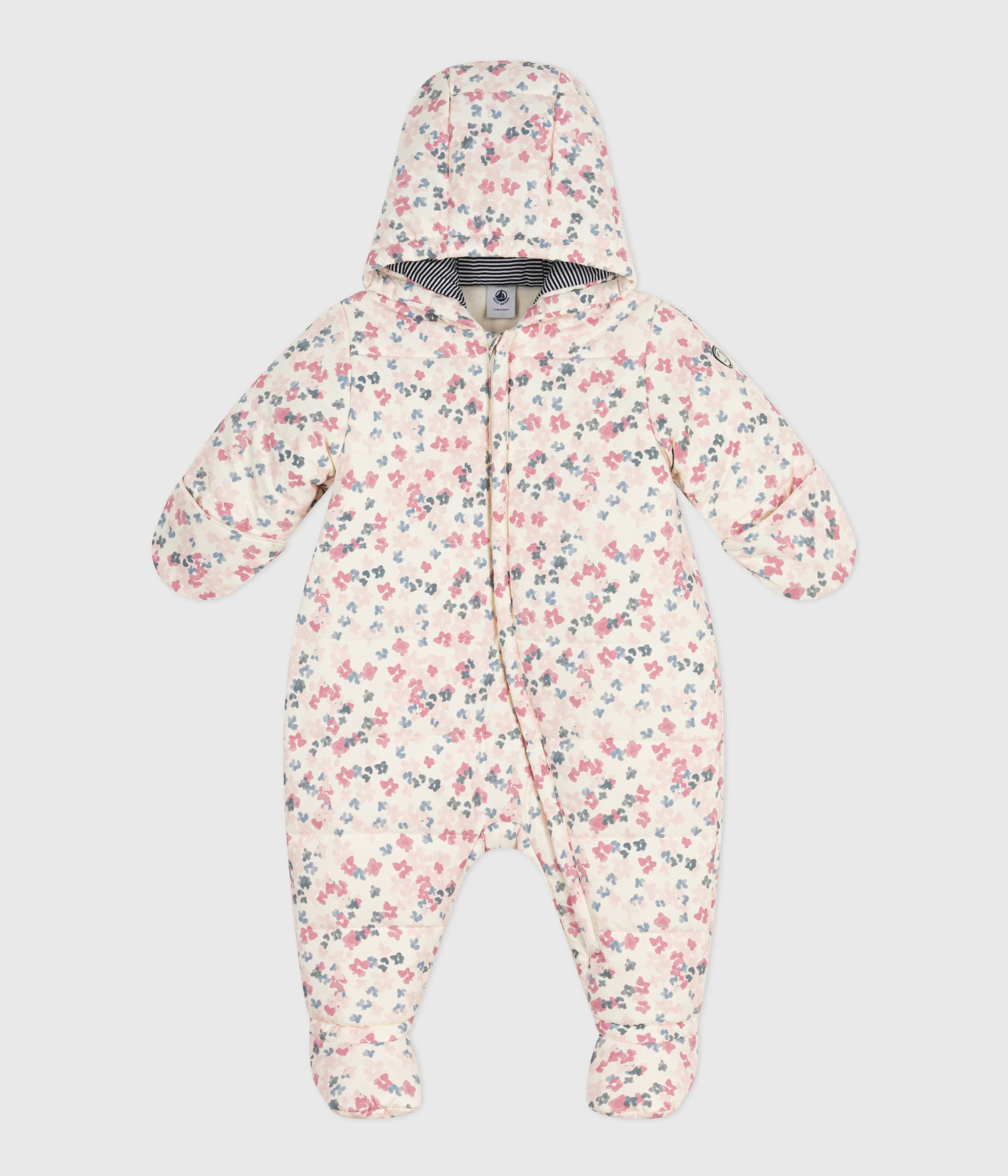 Babies' polyester snowsuit