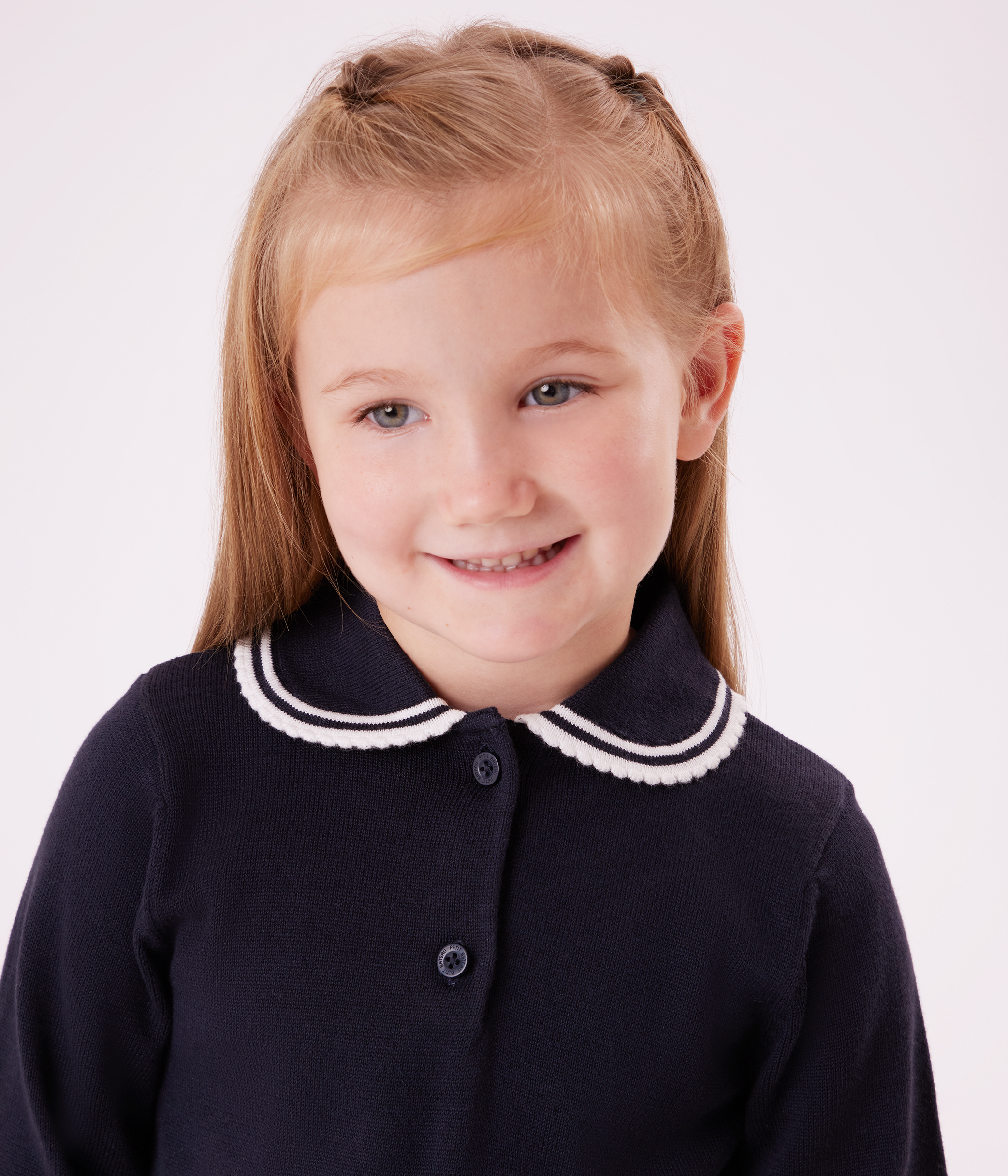 Children's long-sleeved cotton dress