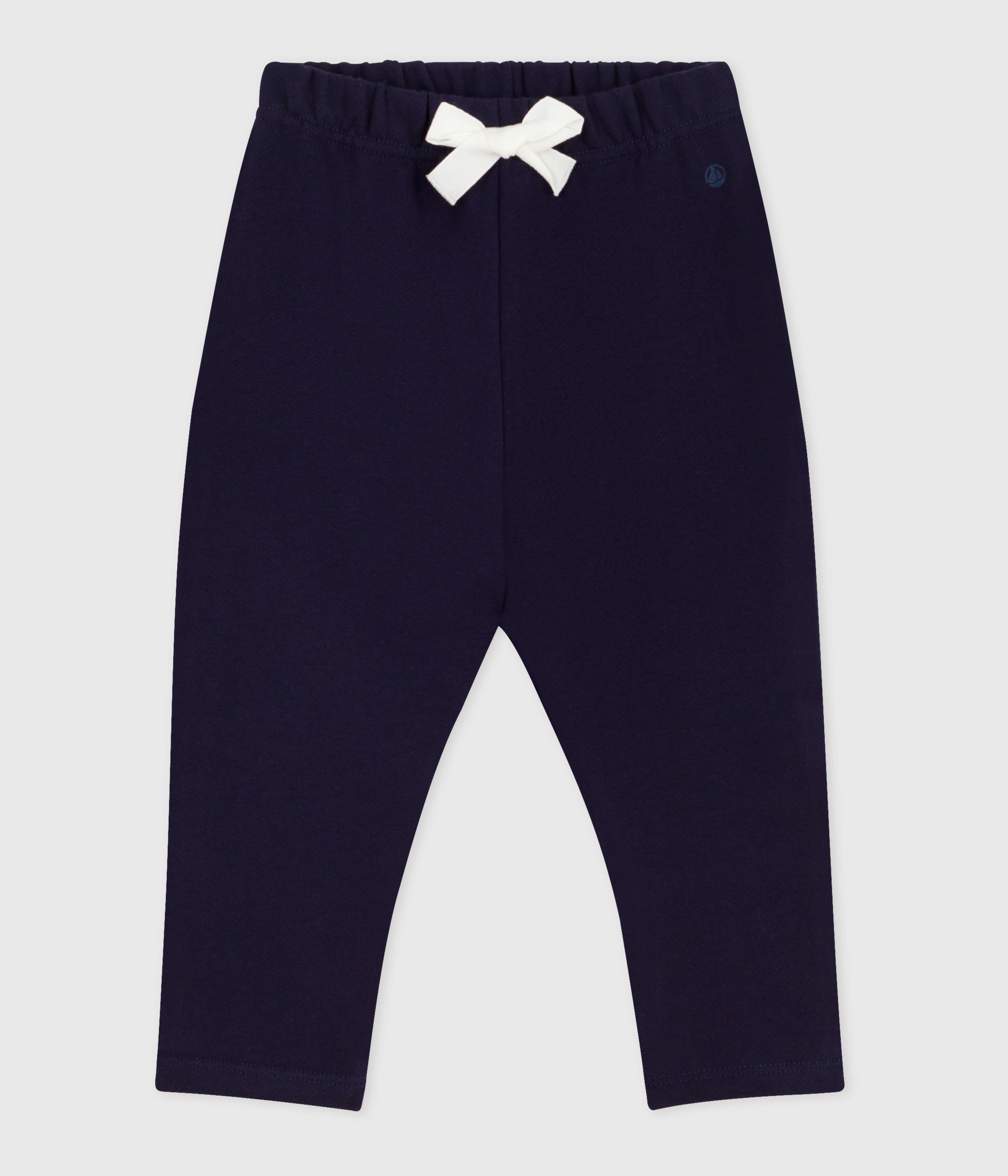 Babies' plain cotton trousers