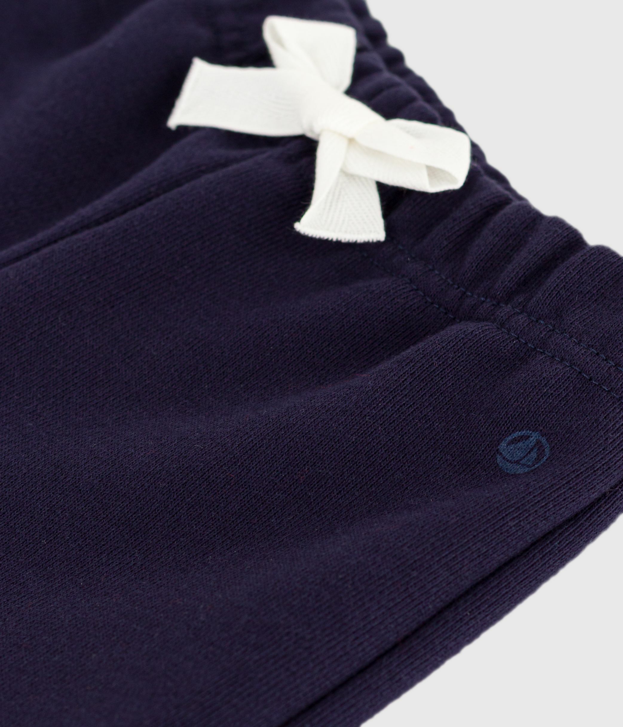 Babies' plain cotton trousers