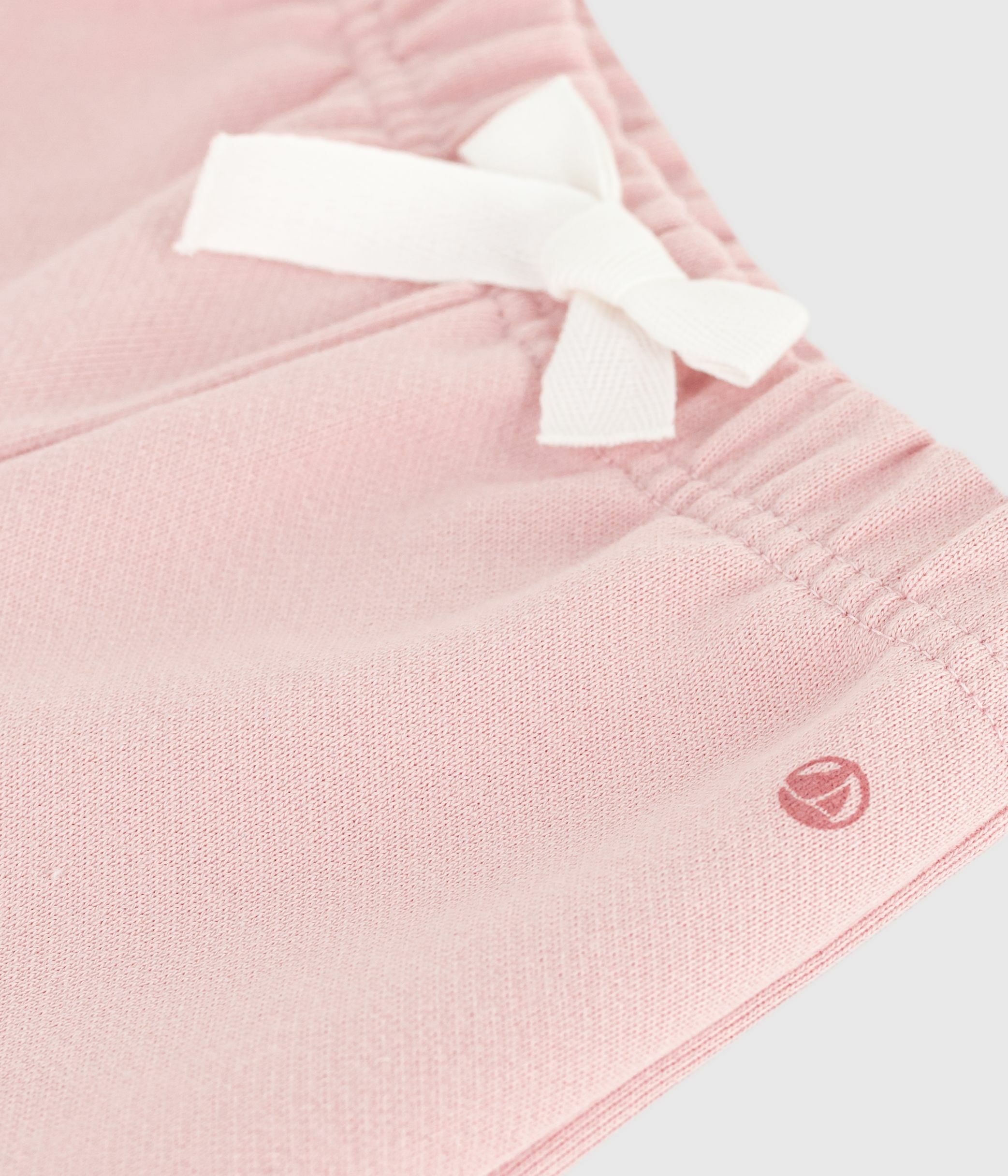 Babies' plain cotton trousers