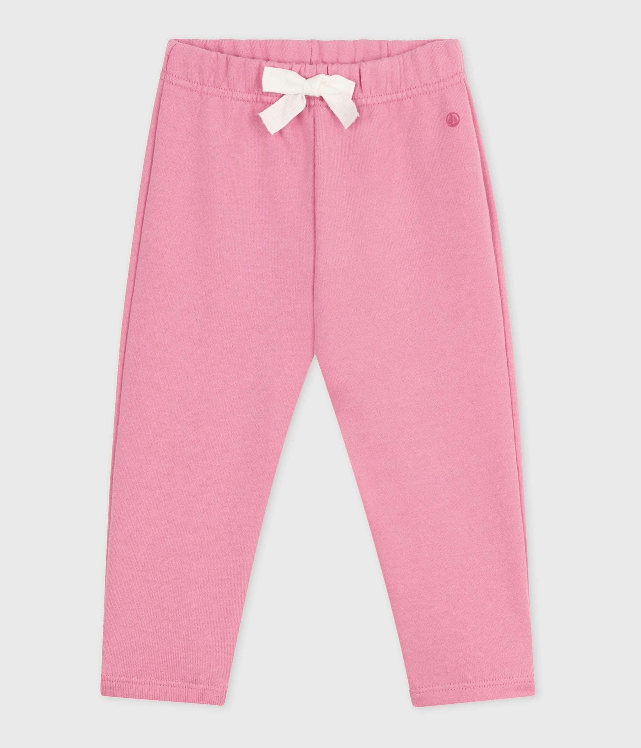 Babies' plain cotton trousers
