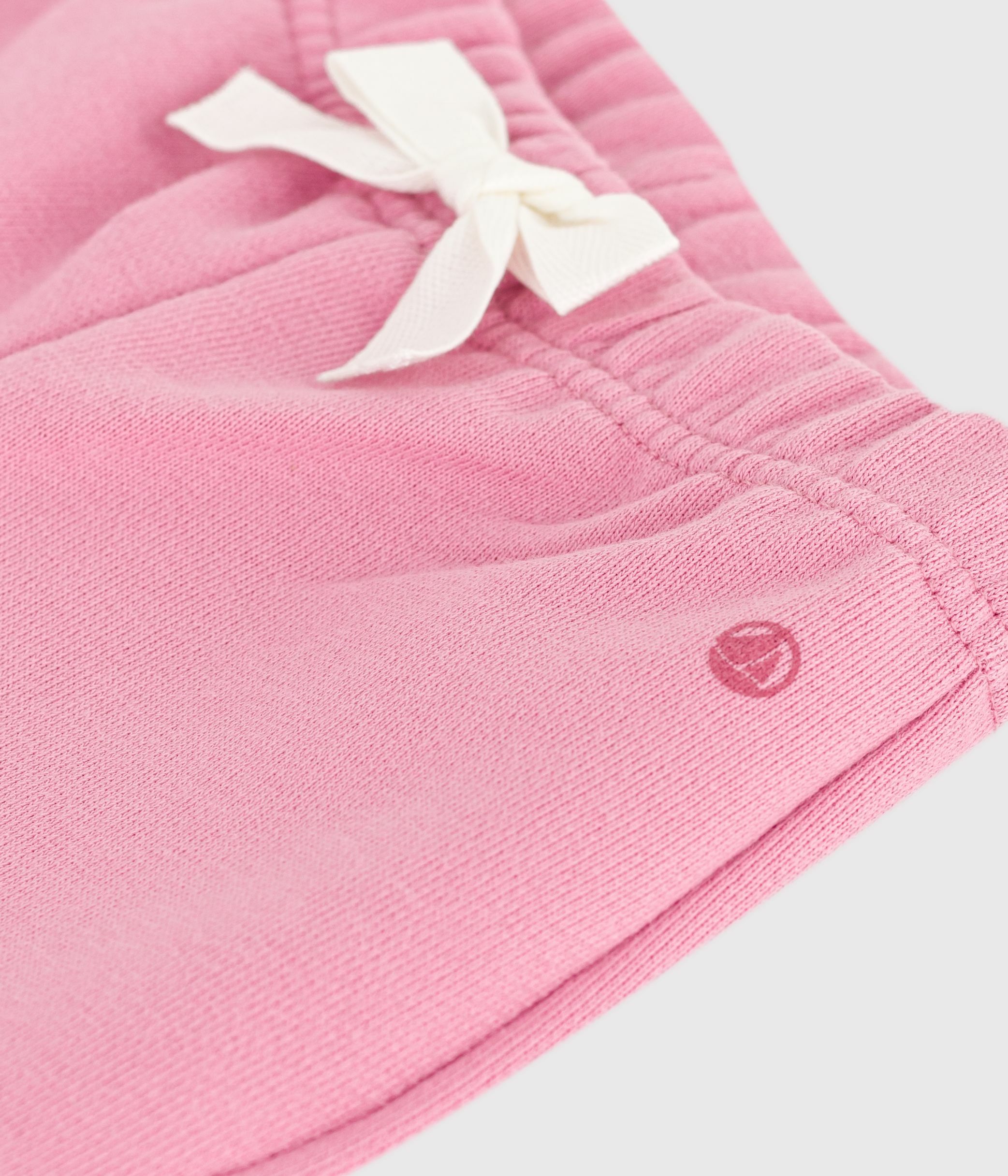 Babies' plain cotton trousers