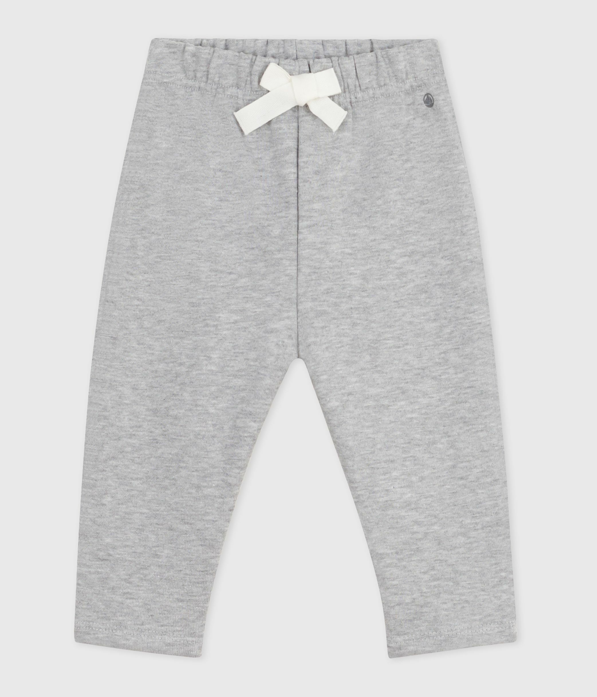 Babies' plain cotton trousers