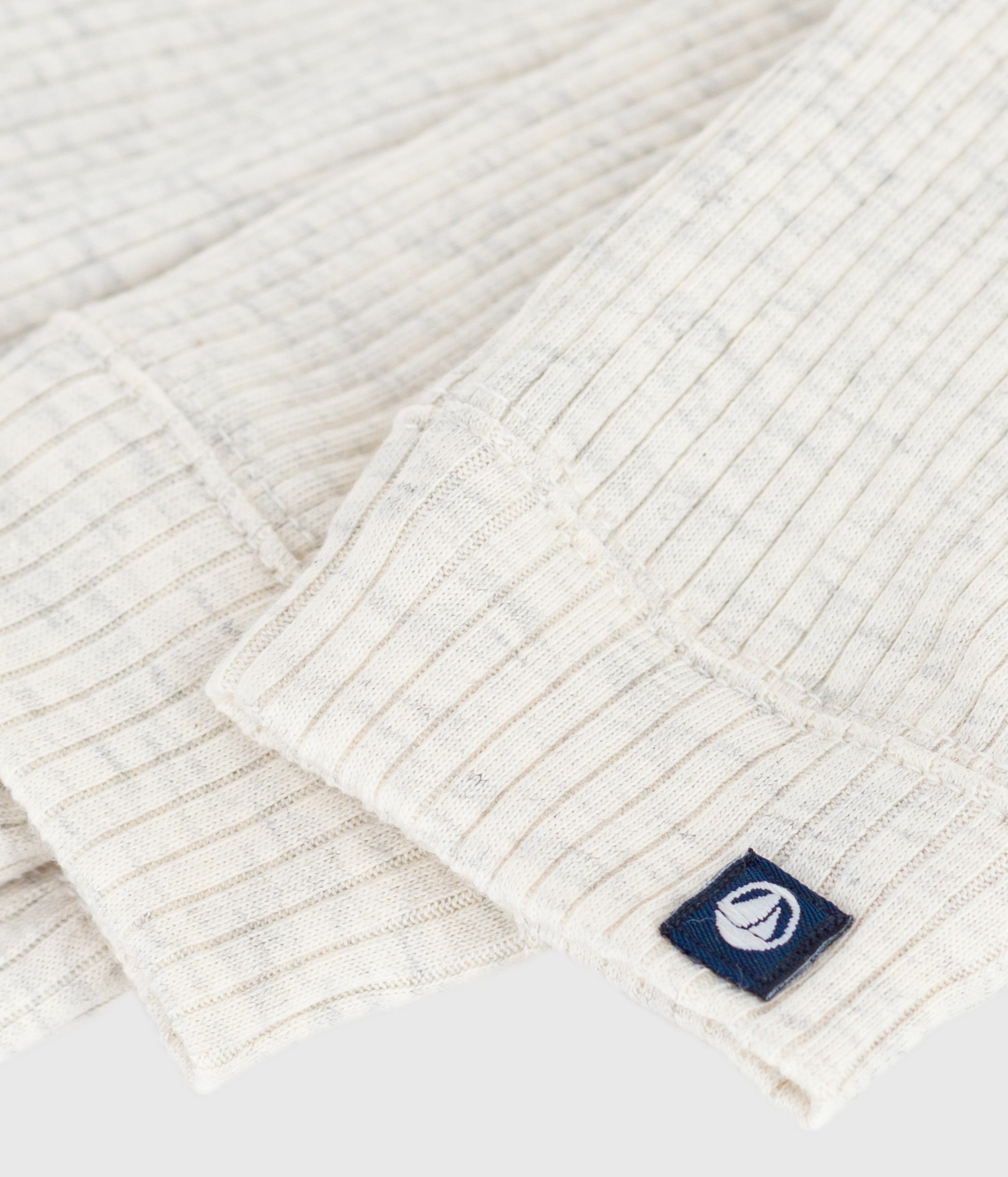 Babies' plain cotton leggings