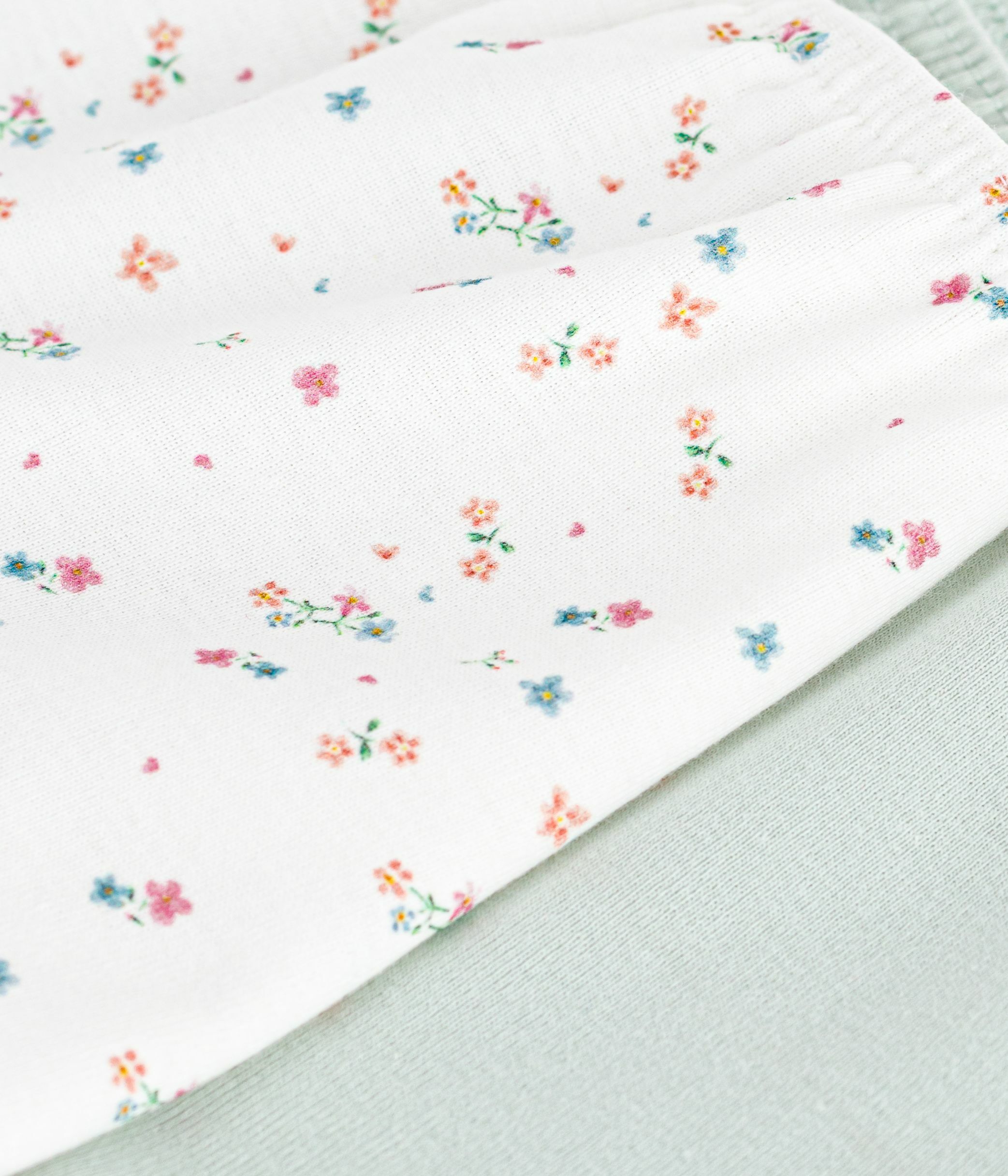 Pack of floral-print cotton shorties for children